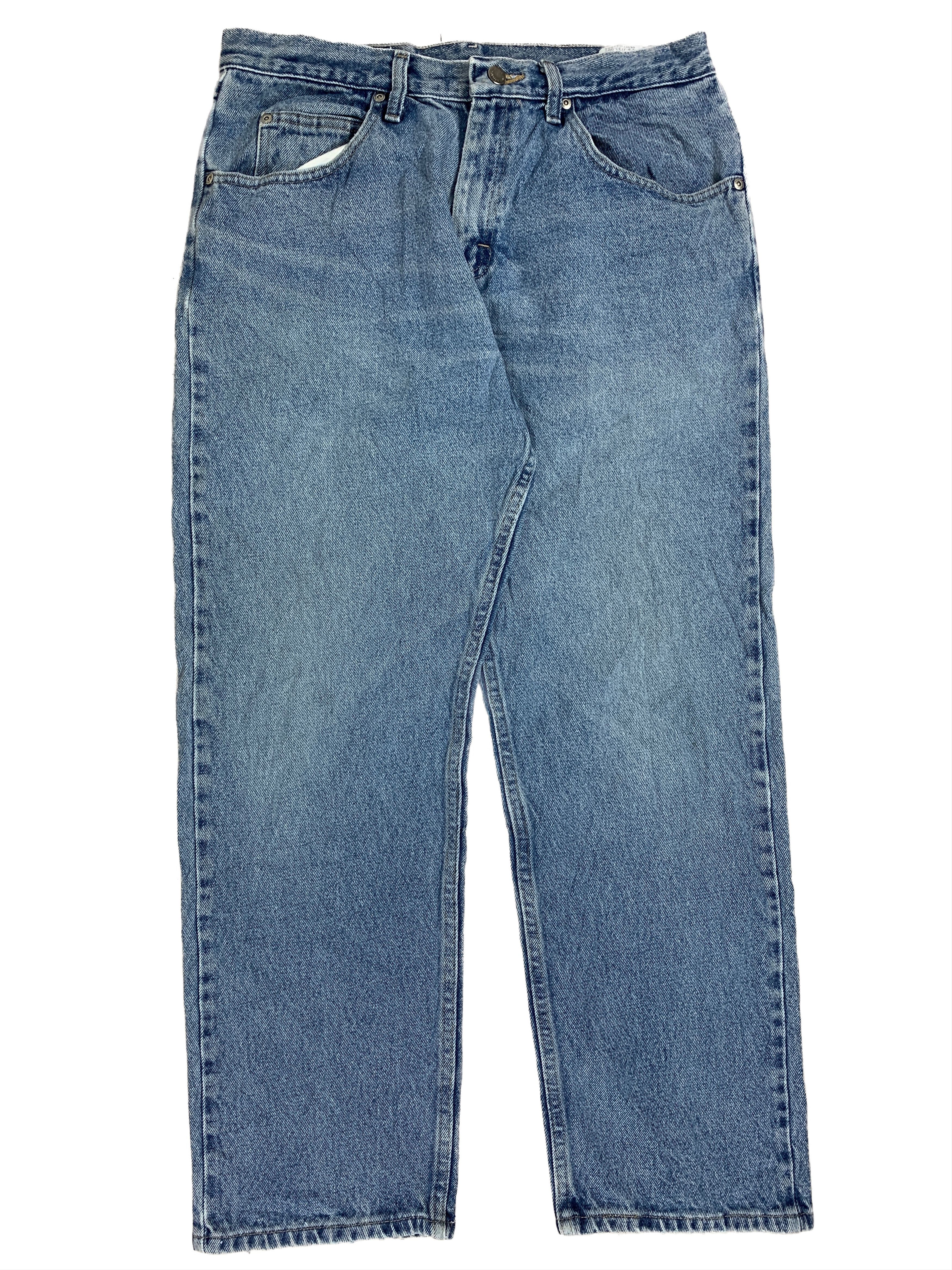 Vintage × Wrangler Vintage 90s WRANGLER Faded Mid Wash Straight Cut Jeans Size US 32 / EU 48 - 1 Thumbnail