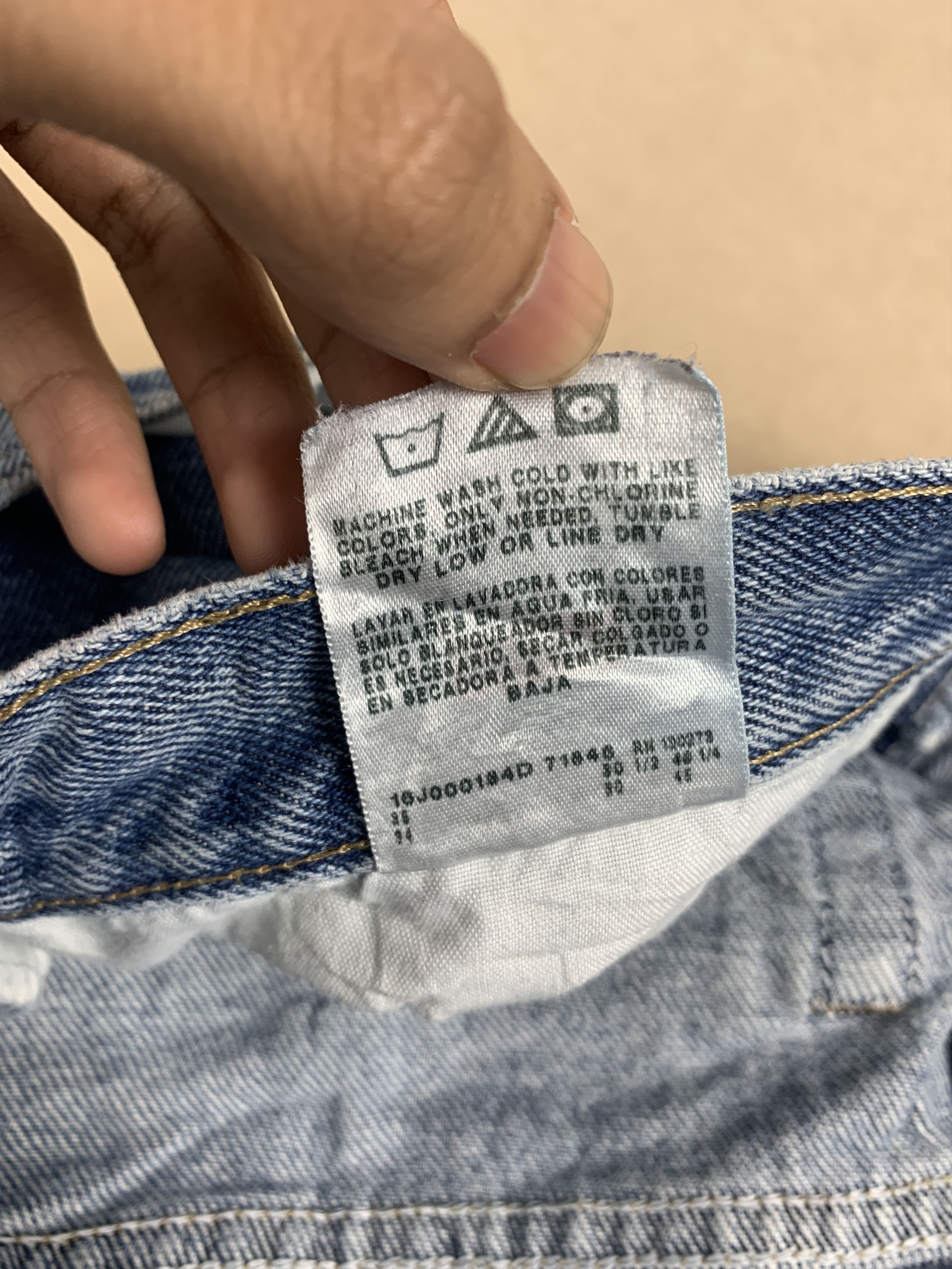 Vintage × Wrangler Vintage 90s WRANGLER Faded Mid Wash Straight Cut Jeans Size US 32 / EU 48 - 9 Thumbnail