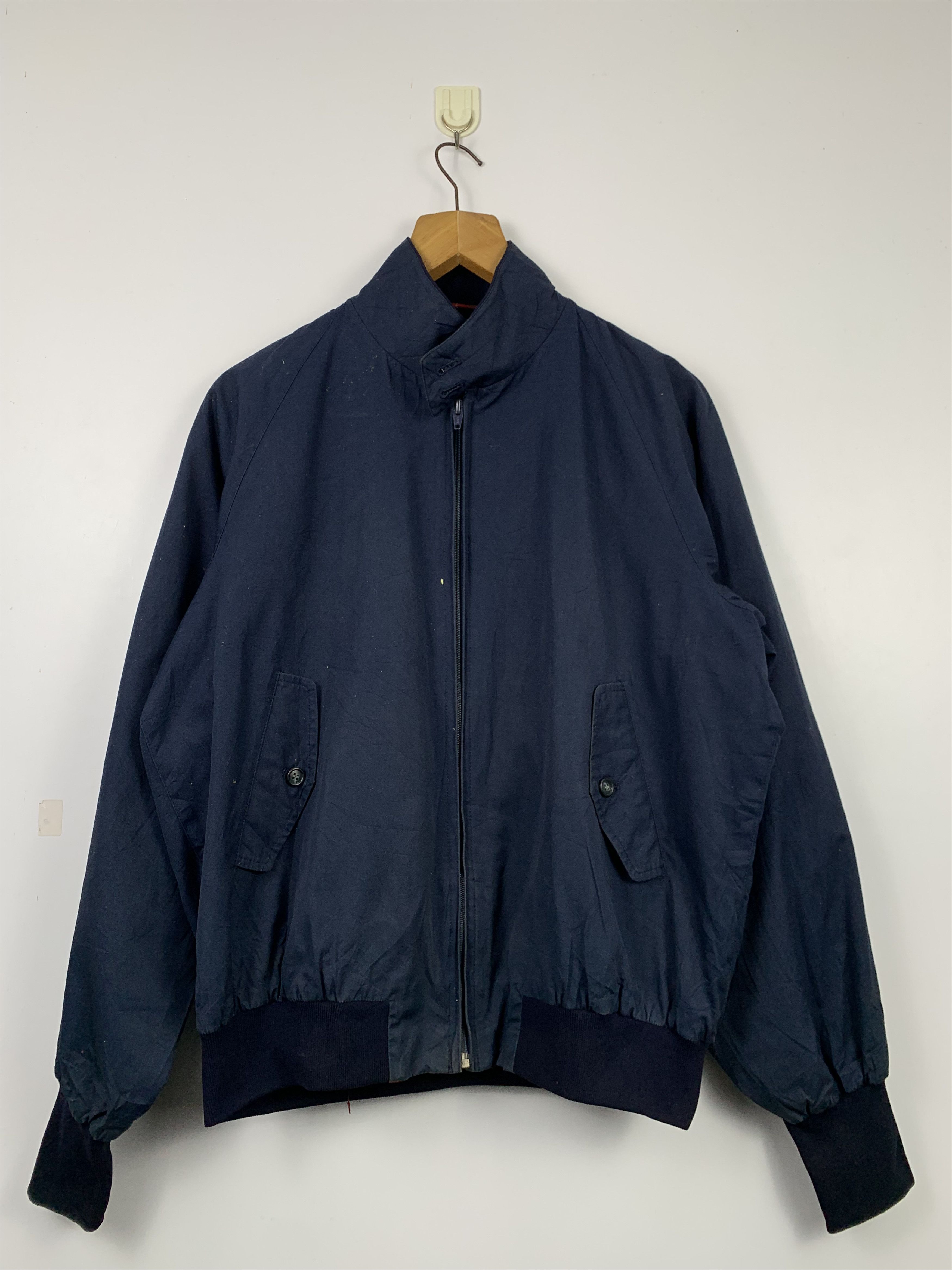 image of Vintage Way Out Checkered Lining Jacket in Blue, Men's (Size Medium)