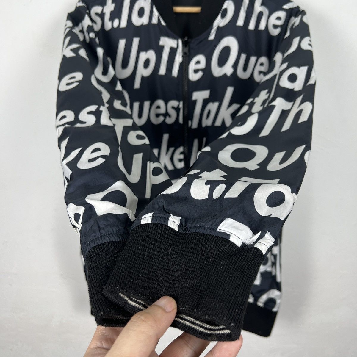 Japanese Brand Vintage Suggestion Letter Reversible Bomber Jacket Size US M / EU 48-50 / 2 - 3 Thumbnail