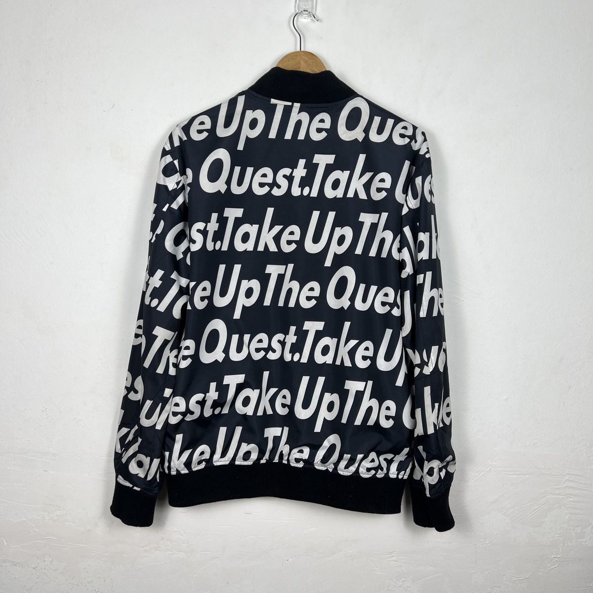 Japanese Brand Vintage Suggestion Letter Reversible Bomber Jacket Size US M / EU 48-50 / 2 - 4 Thumbnail
