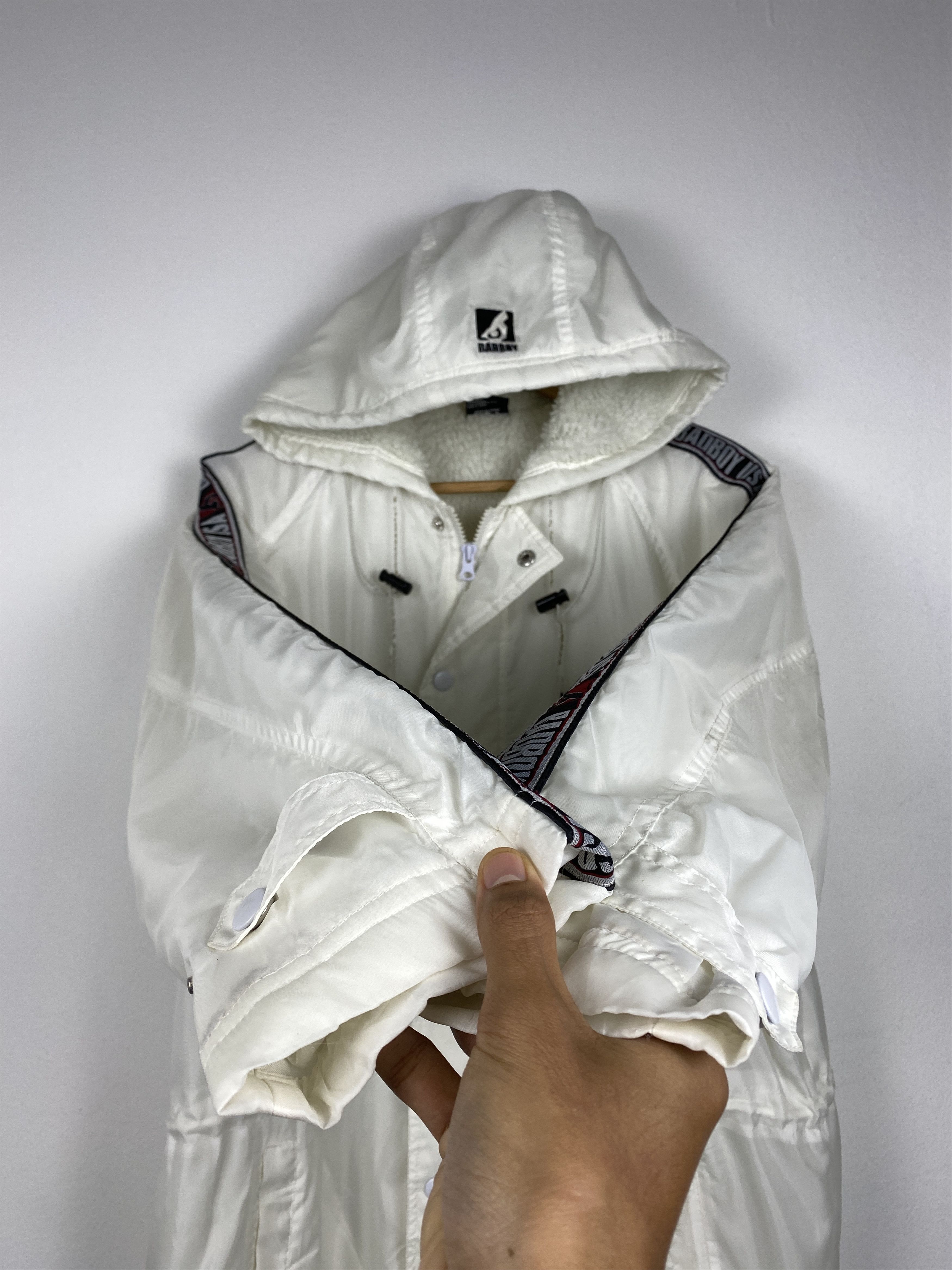 Vintage Vintage Bad Boy USA Big Logo Sherpa Lining Long Jacket J1191 Size US S / EU 44-46 / 1 - 8 Thumbnail