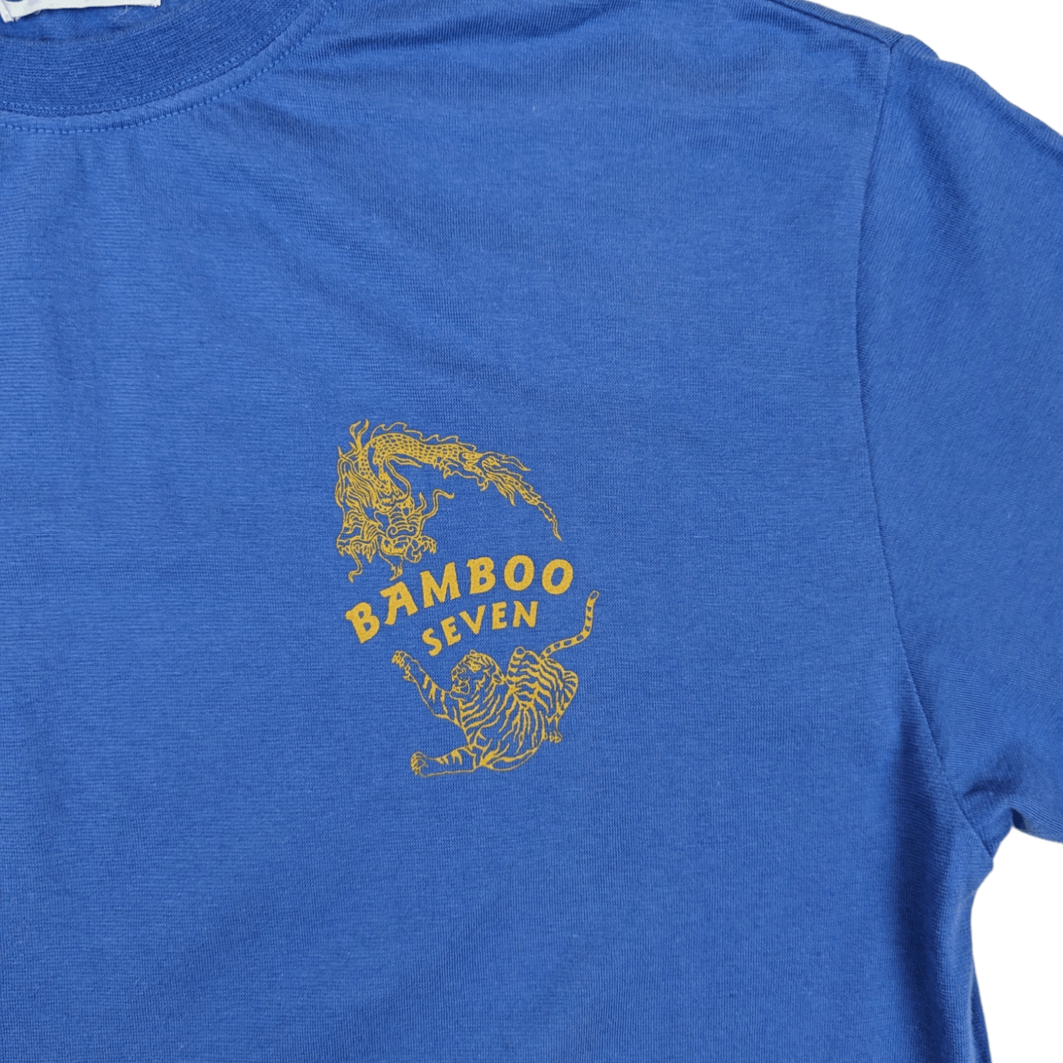 Japanese Brand × Vintage Vintage 90's BAMBOO SEVEN Dragon T-Shirt Single Stitches Size XL / US 12-14 / IT 48-50 - 5 Thumbnail