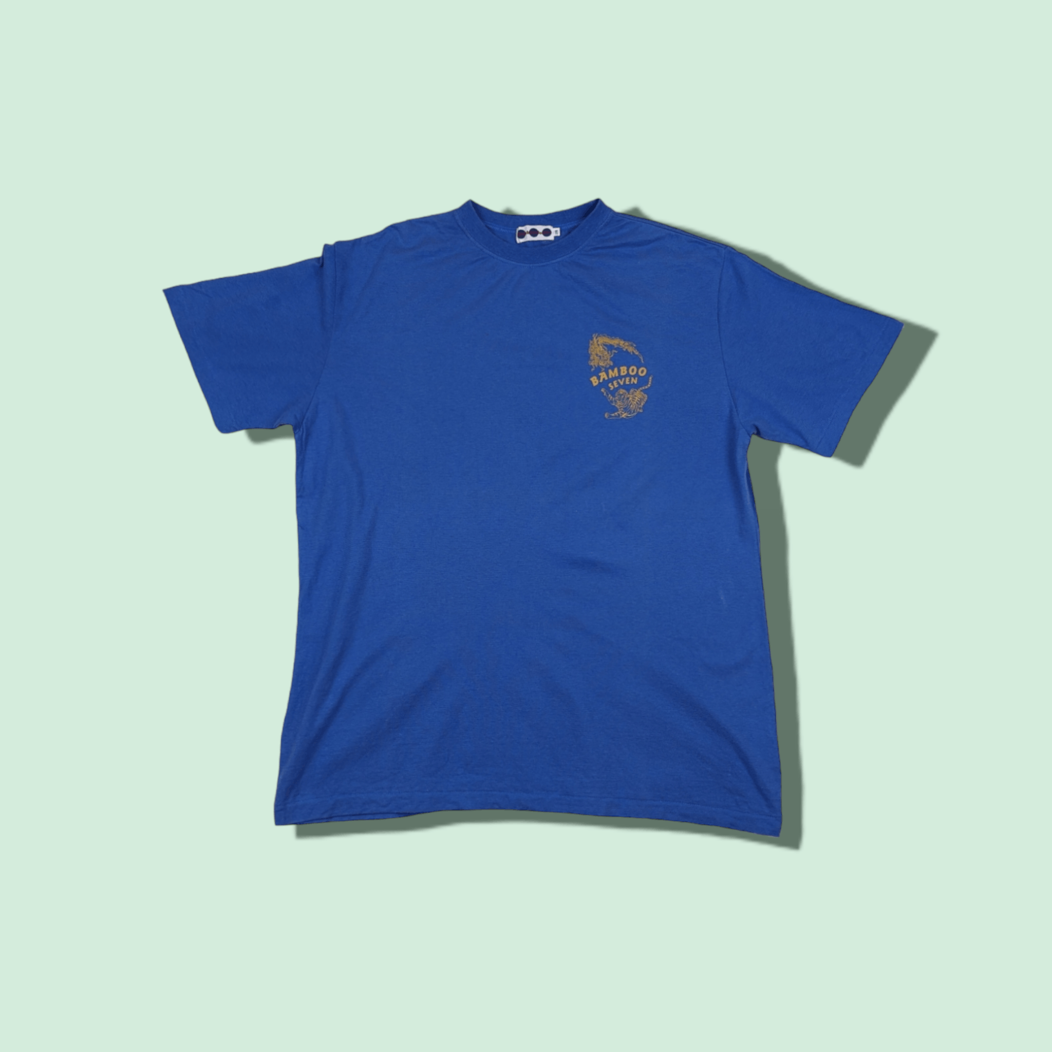 Japanese Brand × Vintage Vintage 90's BAMBOO SEVEN Dragon T-Shirt Single Stitches Size XL / US 12-14 / IT 48-50 - 1 Thumbnail