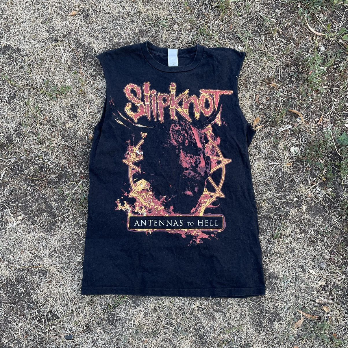 Vintage Vintage Y2K Slipknot Band Tee Graphic Print Streetwear M Size US M / EU 48-50 / 2 - 1 Thumbnail