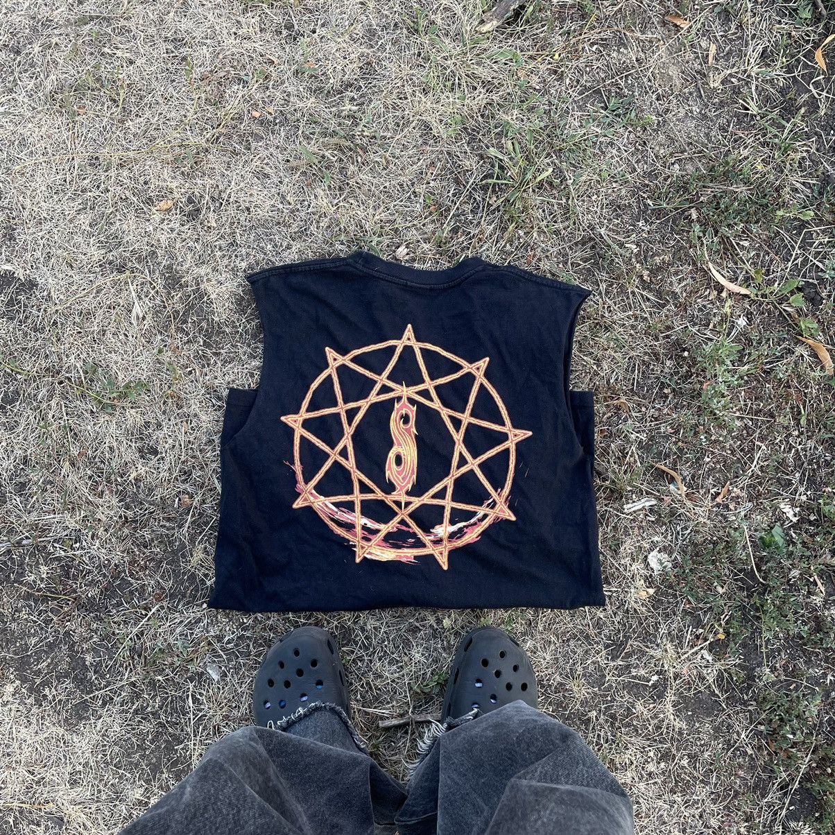 Vintage Vintage Y2K Slipknot Band Tee Graphic Print Streetwear M Size US M / EU 48-50 / 2 - 5 Thumbnail