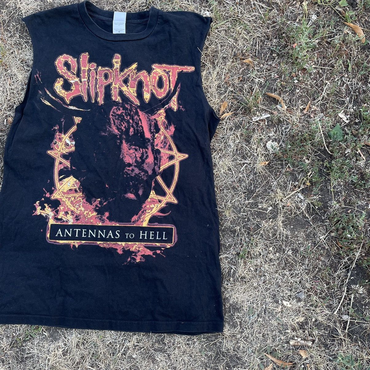 Vintage Vintage Y2K Slipknot Band Tee Graphic Print Streetwear M Size US M / EU 48-50 / 2 - 2 Thumbnail