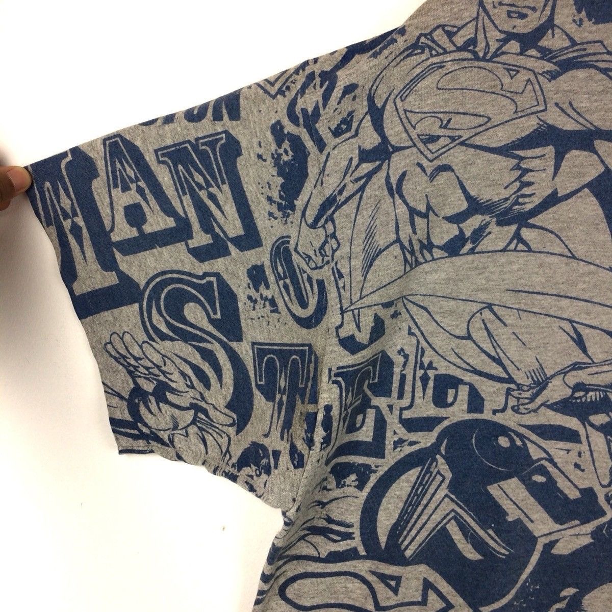 Cartoon Network × Vintage Vintage All Over Print Man Of Steel Superman Tee Size US XL / EU 56 / 4 - 6 Thumbnail