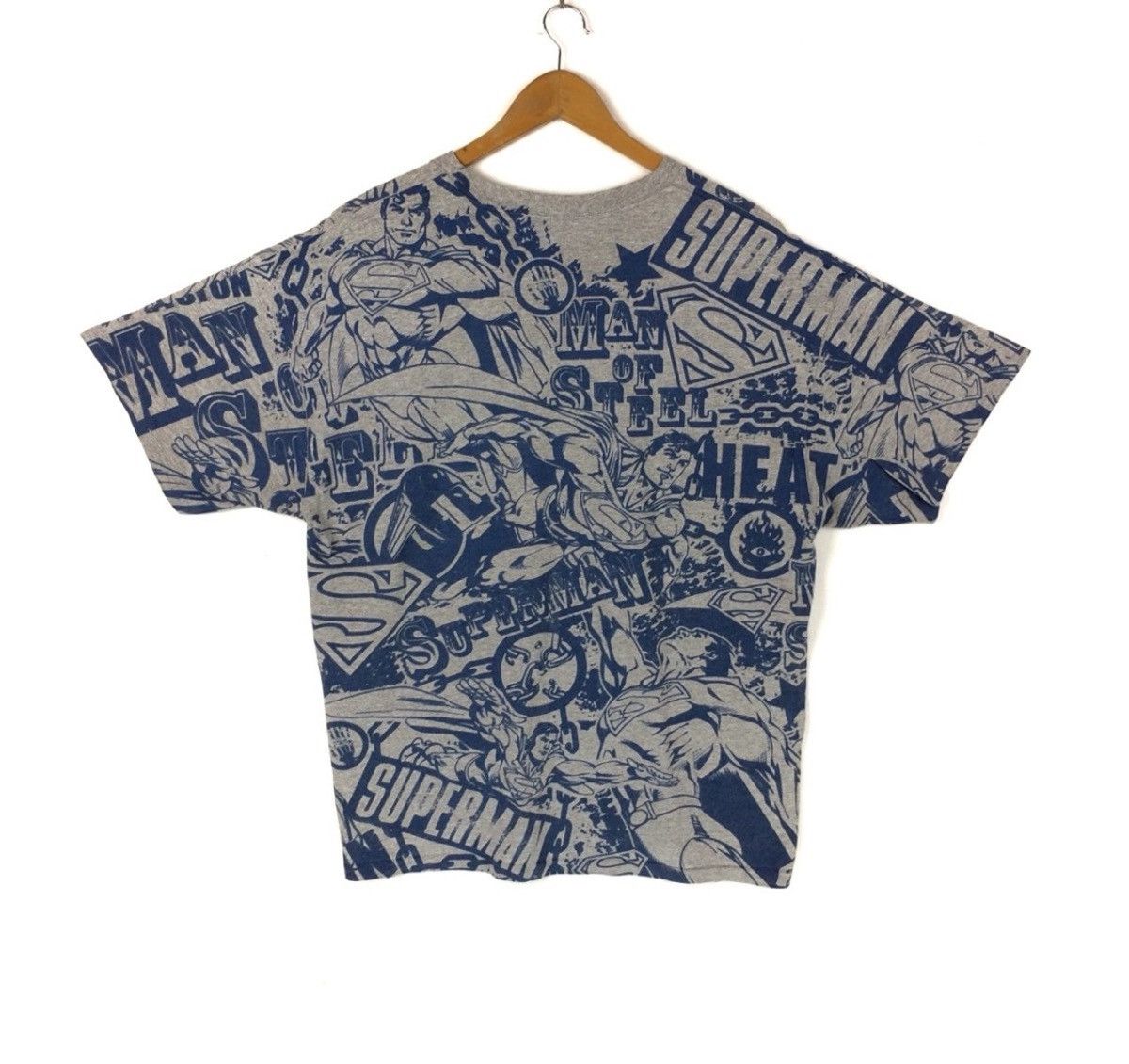 Cartoon Network × Vintage Vintage All Over Print Man Of Steel Superman Tee Size US XL / EU 56 / 4 - 8 Thumbnail