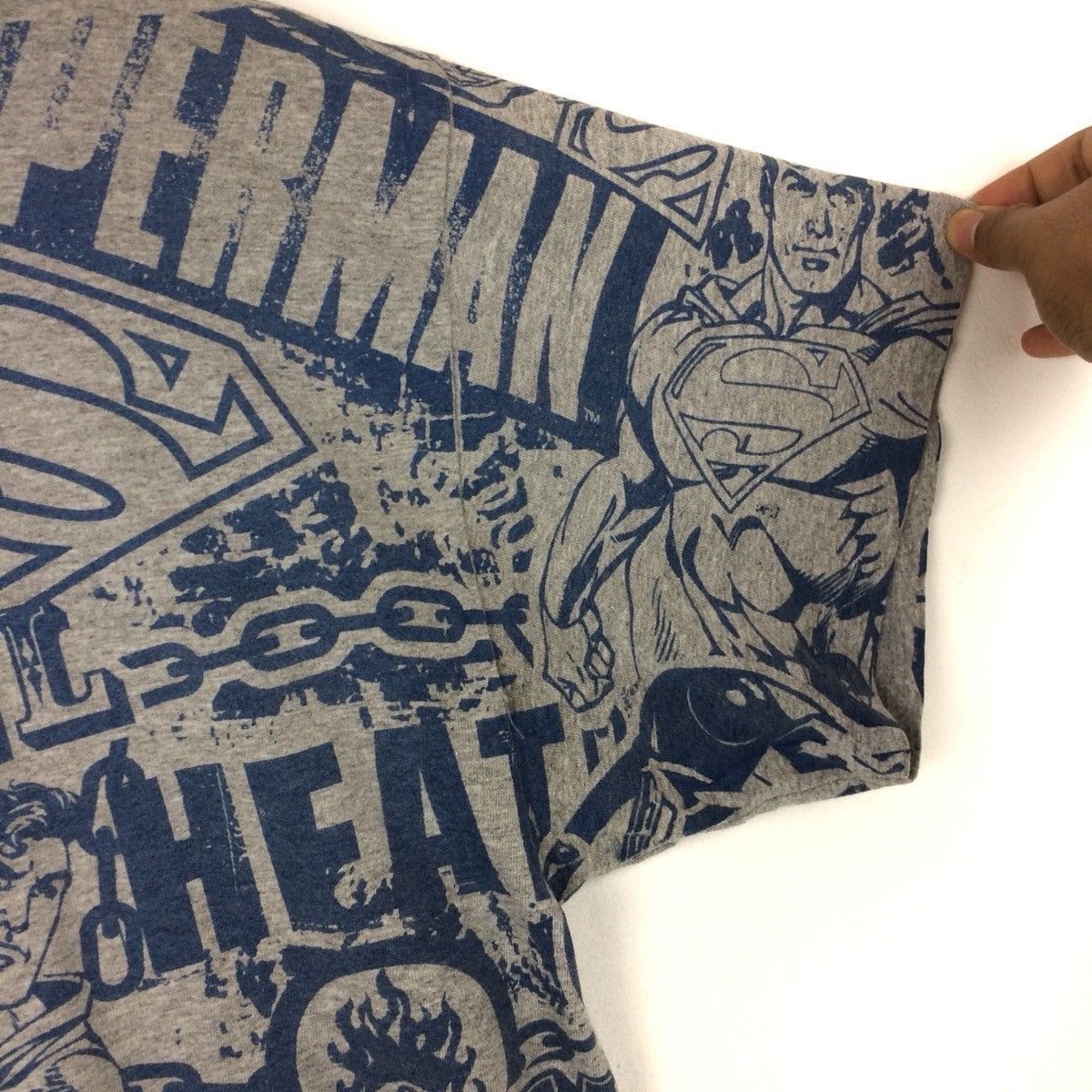 Cartoon Network × Vintage Vintage All Over Print Man Of Steel Superman Tee Size US XL / EU 56 / 4 - 7 Thumbnail