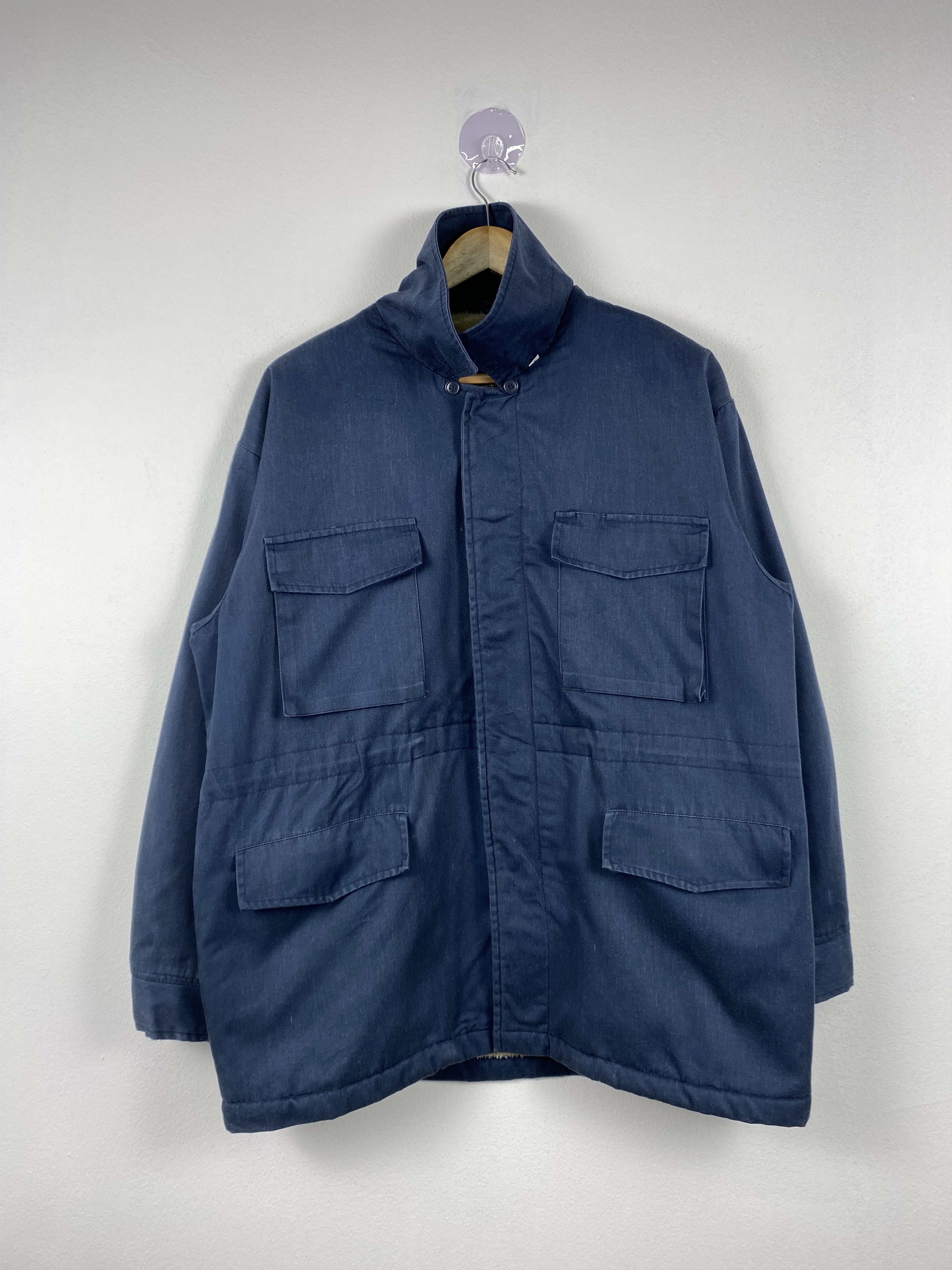 DELUXE Vintage De-Luxe Coat Sherpa Lining Parkas Jacket J1276 Size US M / EU 48-50 / 2 - 1 Thumbnail