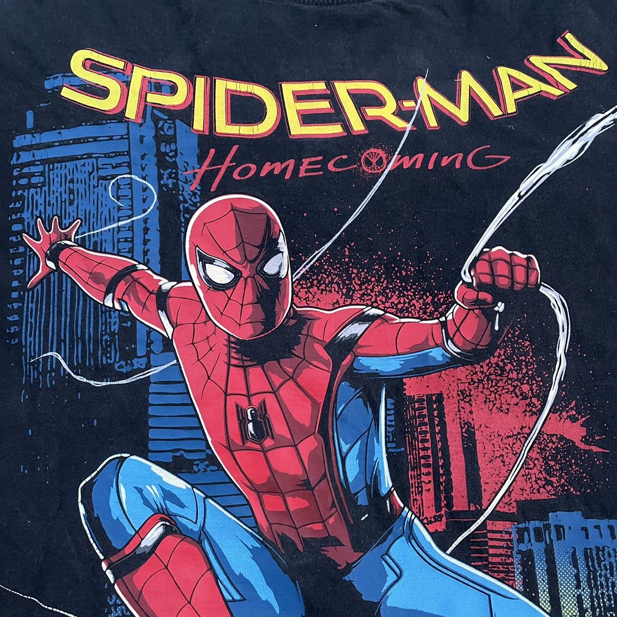 Vintage Vintage Y2K Spider-Man Graphic Tee Faded Black Wide Leg M Size US M / EU 48-50 / 2 - 5 Thumbnail