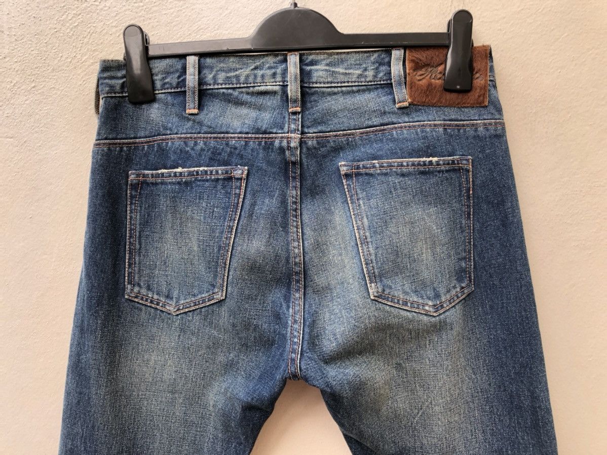 Vintage Dirty Mud Acoustic Japan Denim Selvedge Jeans Flare Size US 30 / EU 46 - 7 Thumbnail