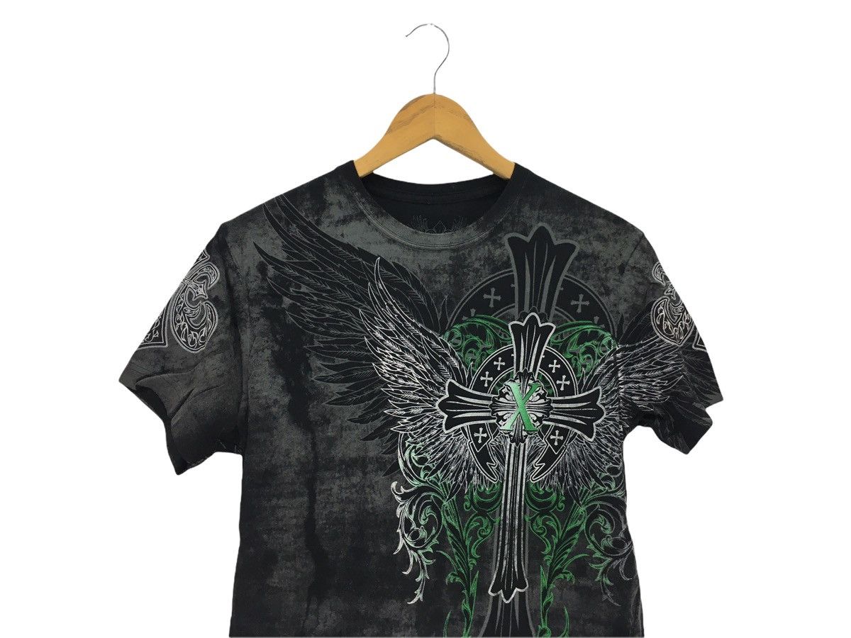Seditionaries × Vintage Vintage XZaufer Full Print Tshirt Chrome Hearts Inspire Size US S / EU 44-46 / 1 - 4 Thumbnail