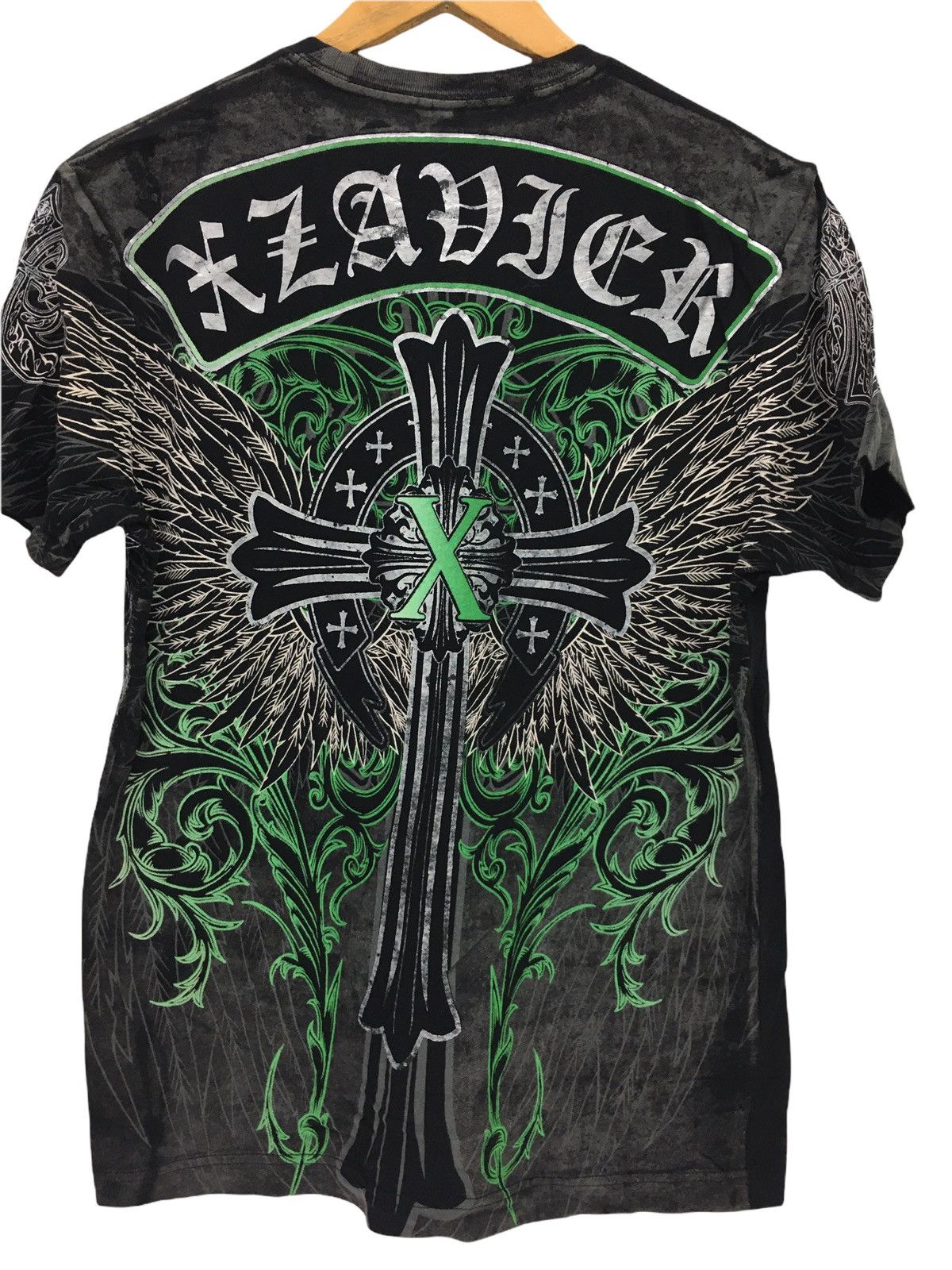 Seditionaries × Vintage Vintage XZaufer Full Print Tshirt Chrome Hearts Inspire Size US S / EU 44-46 / 1 - 3 Thumbnail