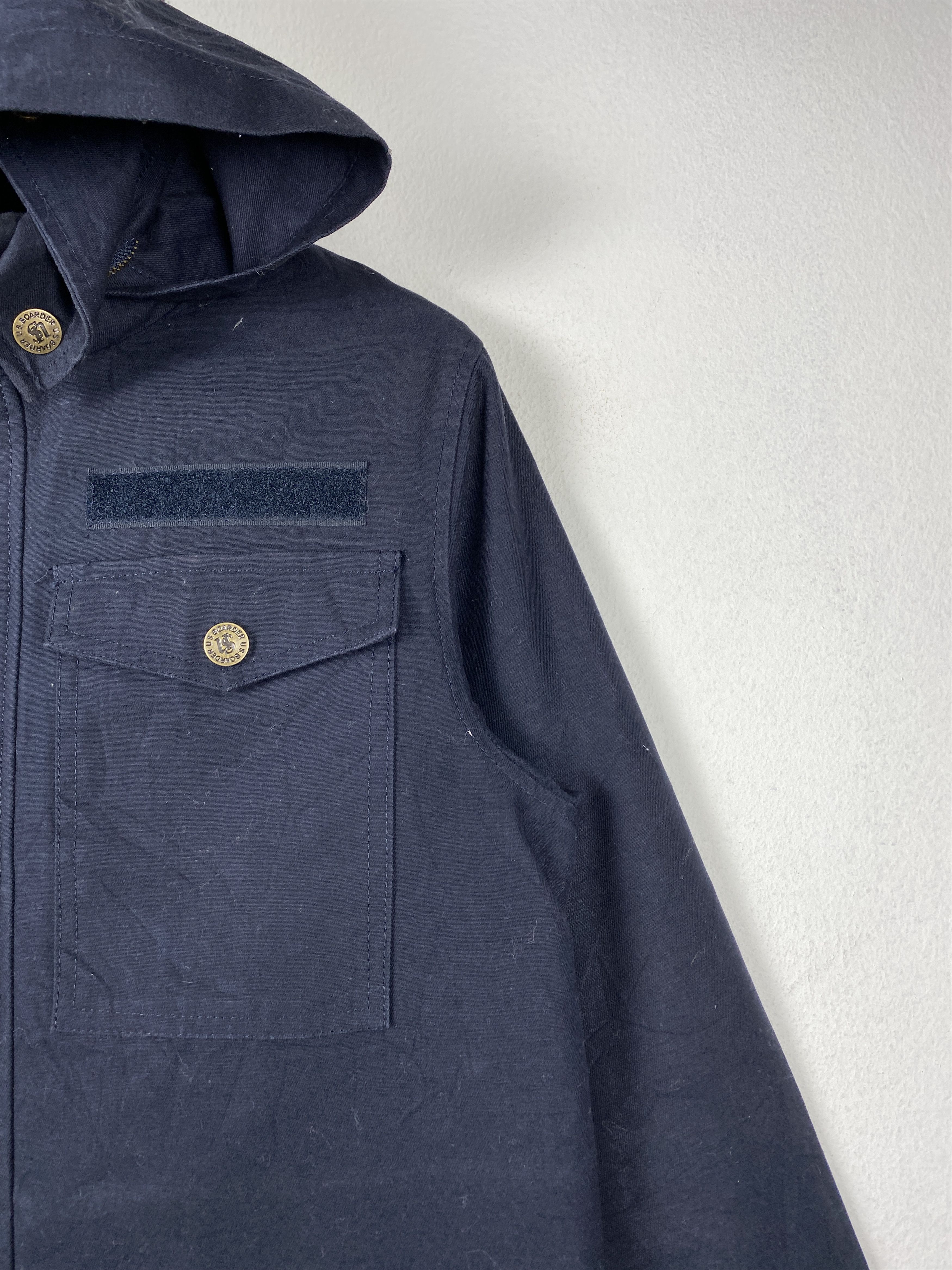 Vintage Vintage U.S Boarder Hoodie Zip Up Jacket J1258 Size US S / EU 44-46 / 1 - 3 Thumbnail