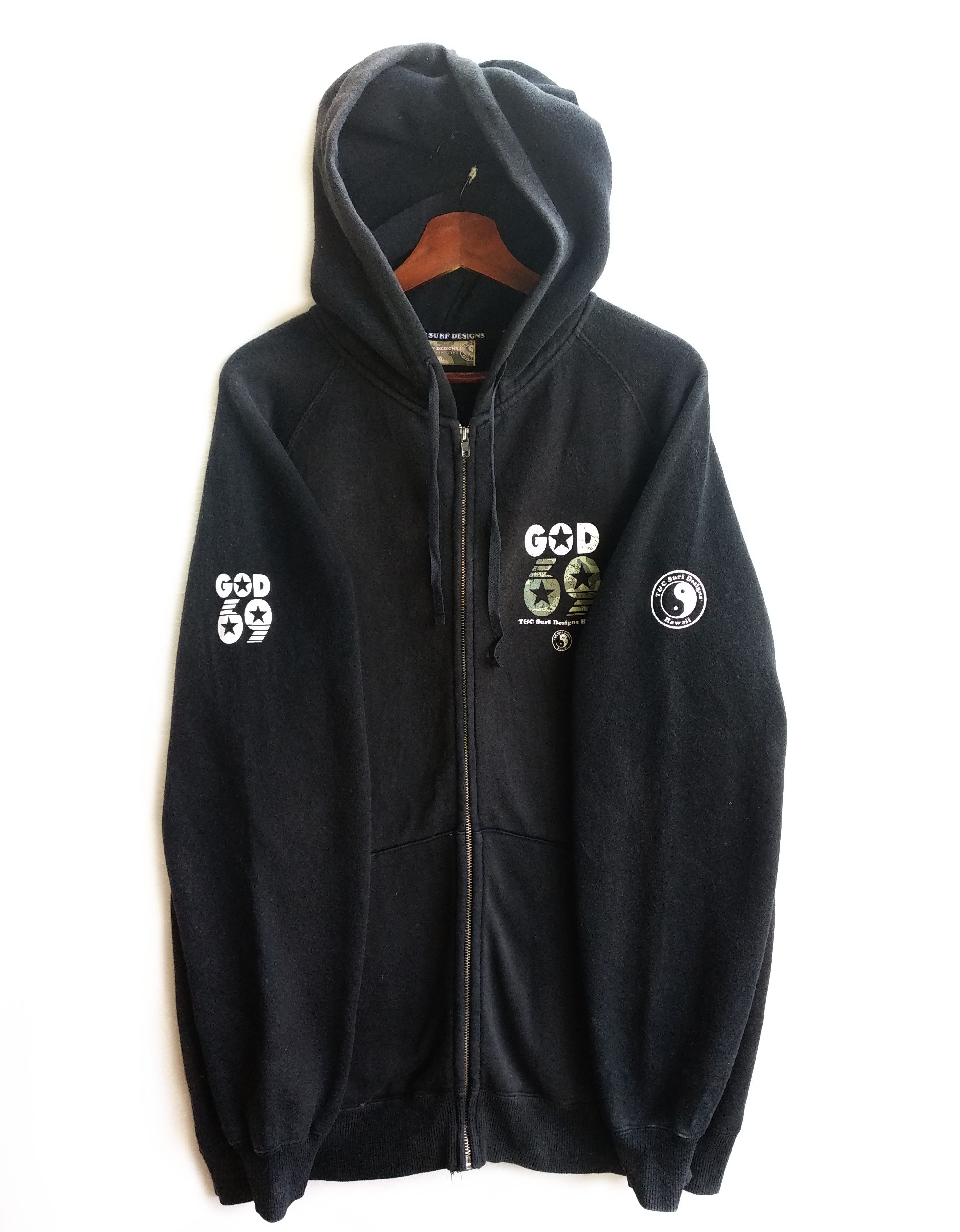 Vintage Vintage T&C Surf Design Hoodie Sweatshirt/Size XL/Big Logo Size US XL / EU 56 / 4 - 2 Thumbnail