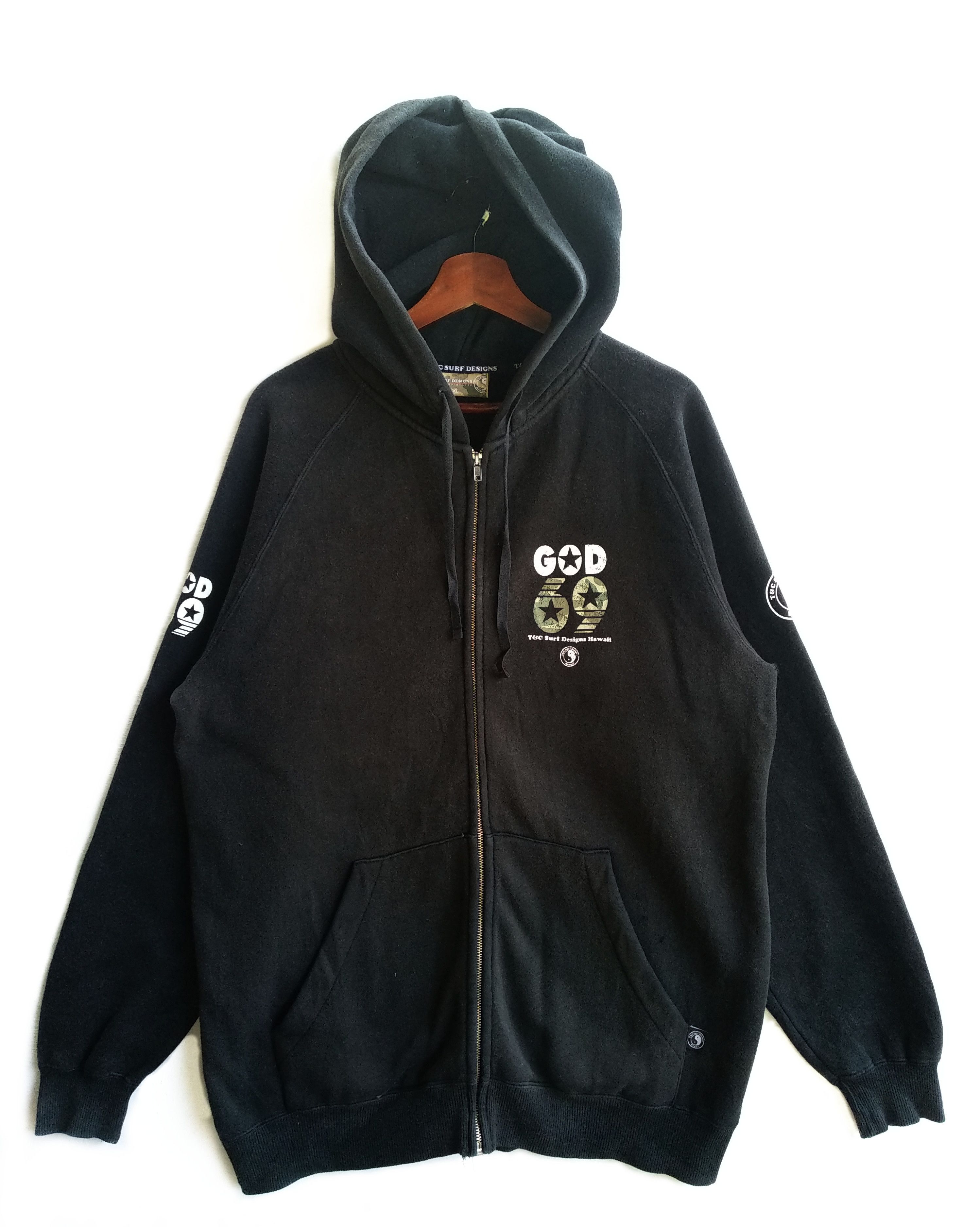 Vintage Vintage T&C Surf Design Hoodie Sweatshirt/Size XL/Big Logo Size US XL / EU 56 / 4 - 1 Thumbnail