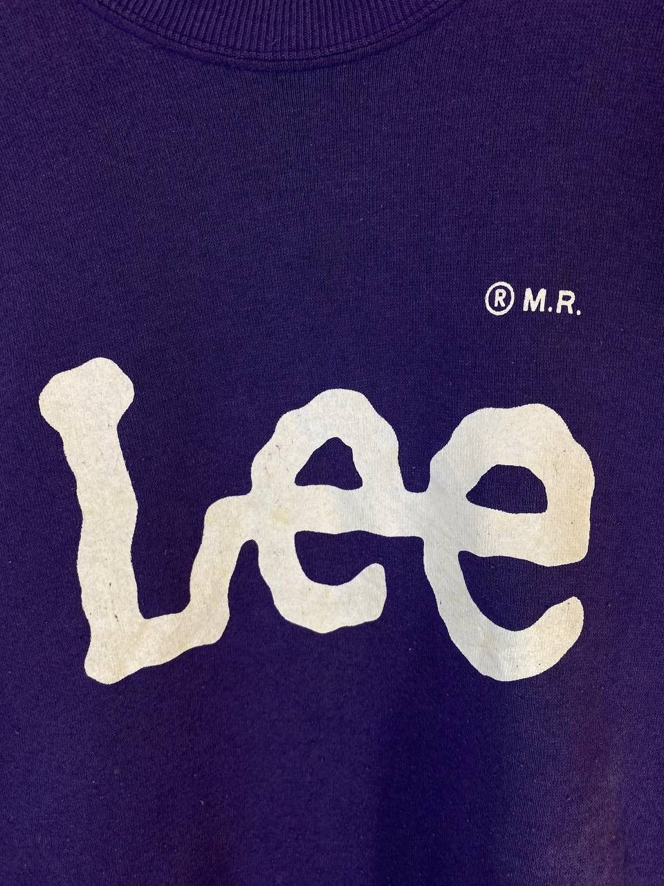 Lee Vintage Lee Sweatshirt Made in USA Big Logo Size US L / EU 52-54 / 3 - 3 Thumbnail