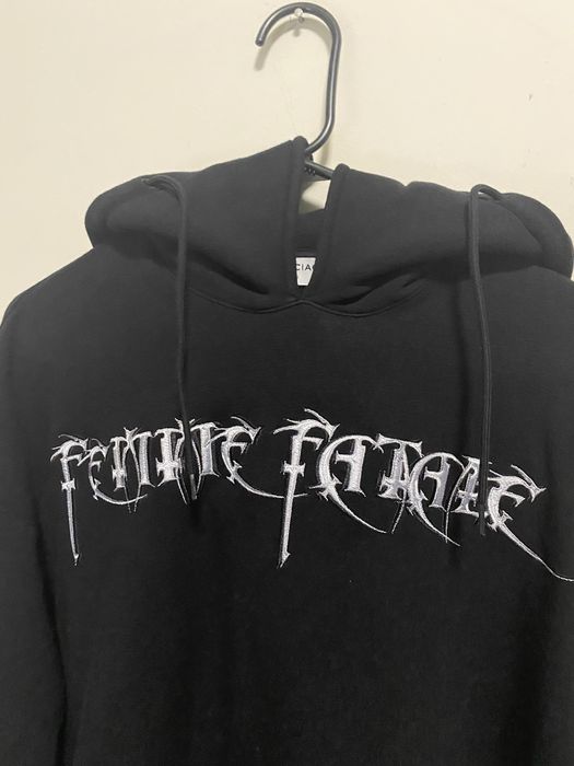 Balenciaga femme 2025 fatale hoodie