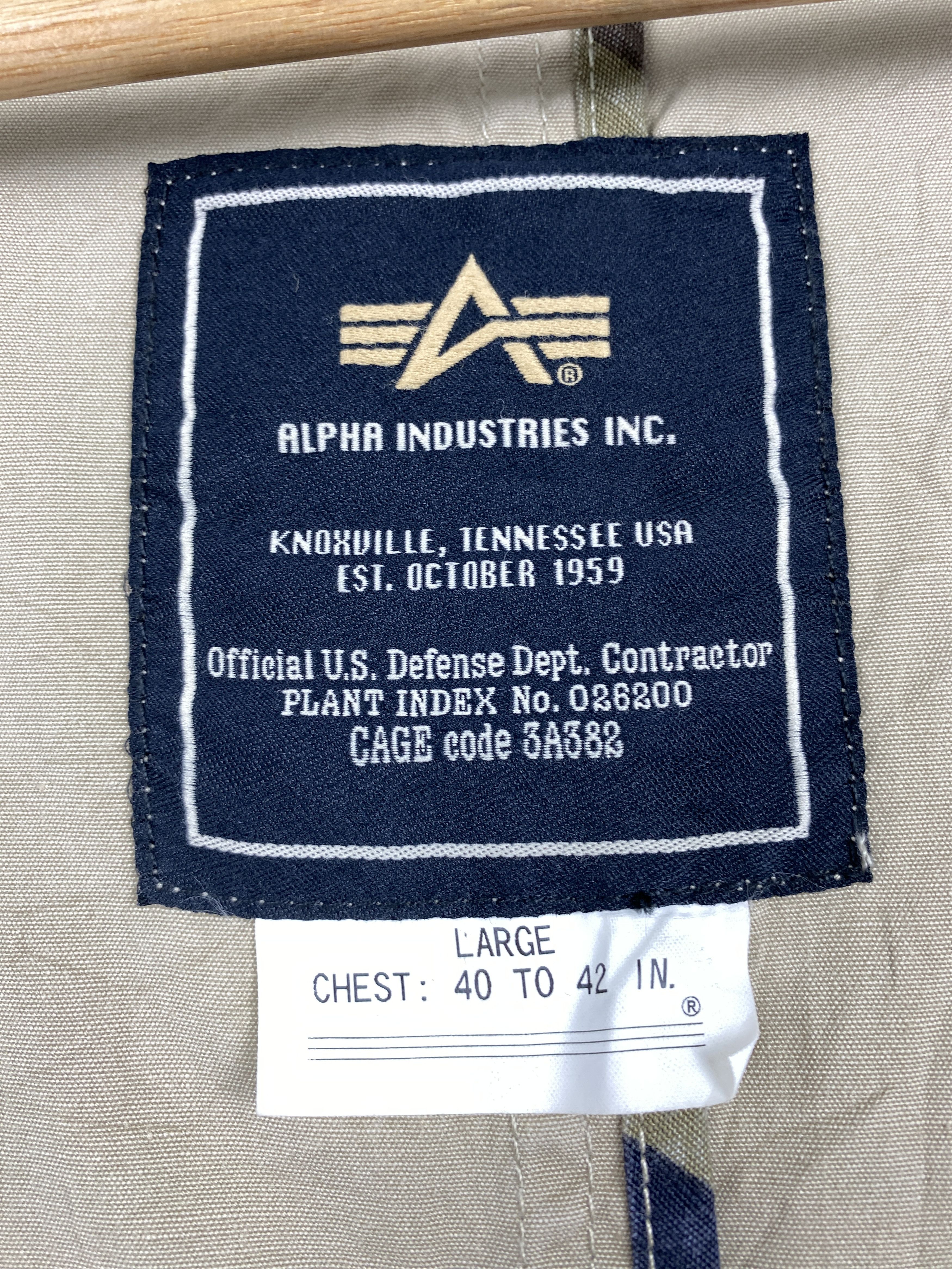 Alpha Industries Vintage Alpha Industries Cotton Coat Jacket J1221 Size US S / EU 44-46 / 1 - 13 Thumbnail