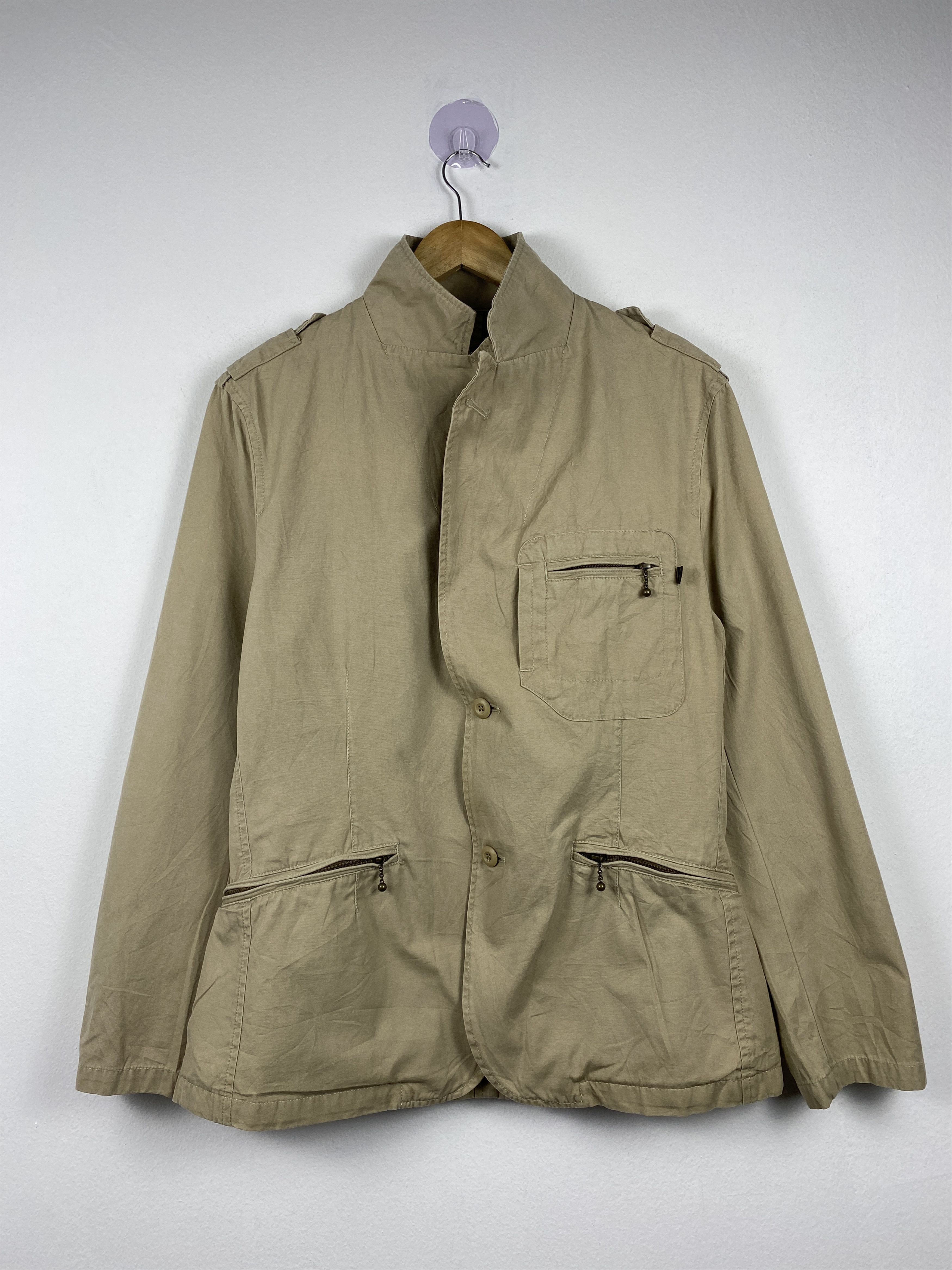 Alpha Industries Vintage Alpha Industries Cotton Coat Jacket J1221 Size US S / EU 44-46 / 1 - 1 Thumbnail