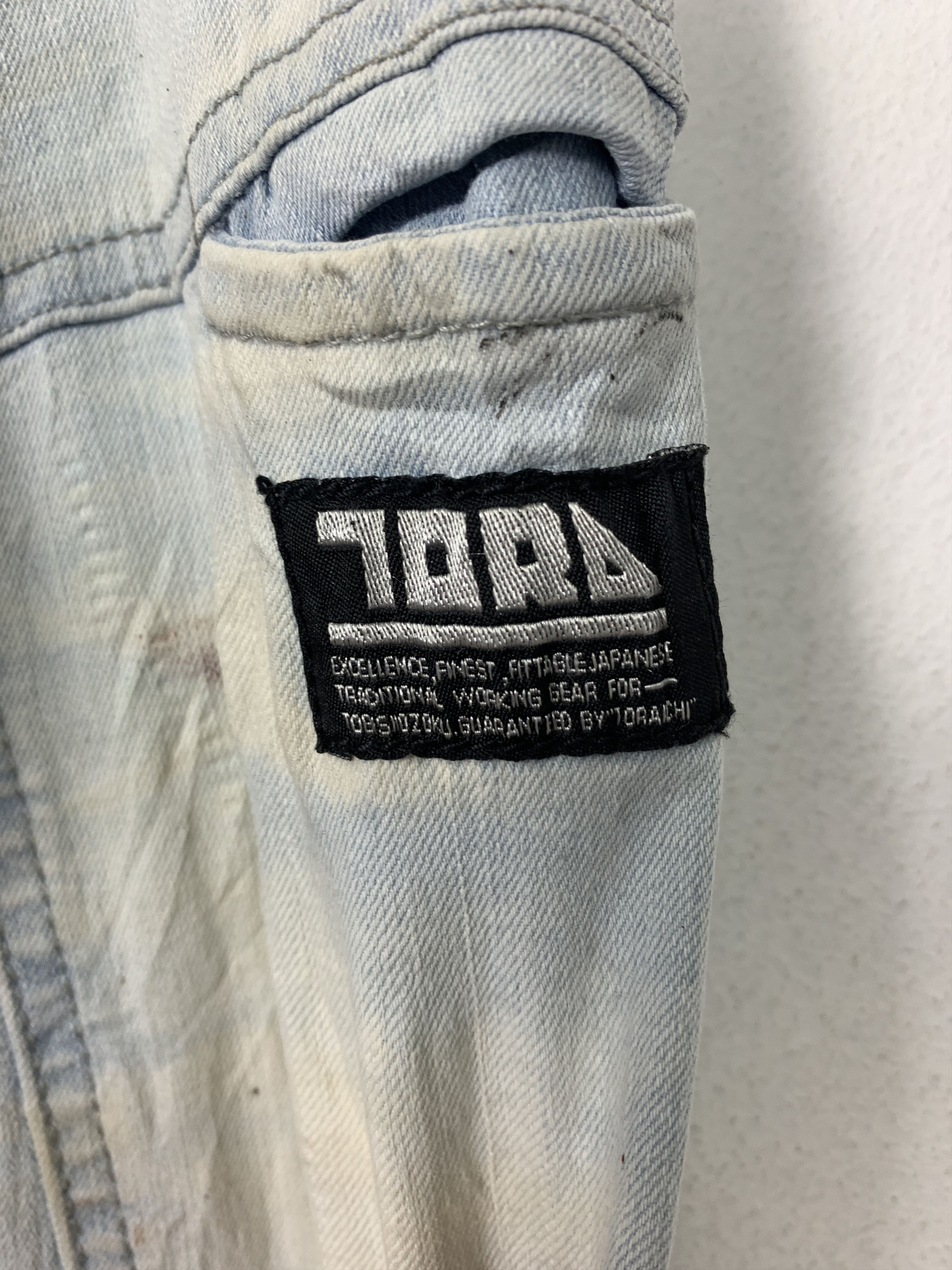 Japanese Brand Vintage Racing Style Denim Zip Up Jacket Size US S / EU 44-46 / 1 - 7 Thumbnail