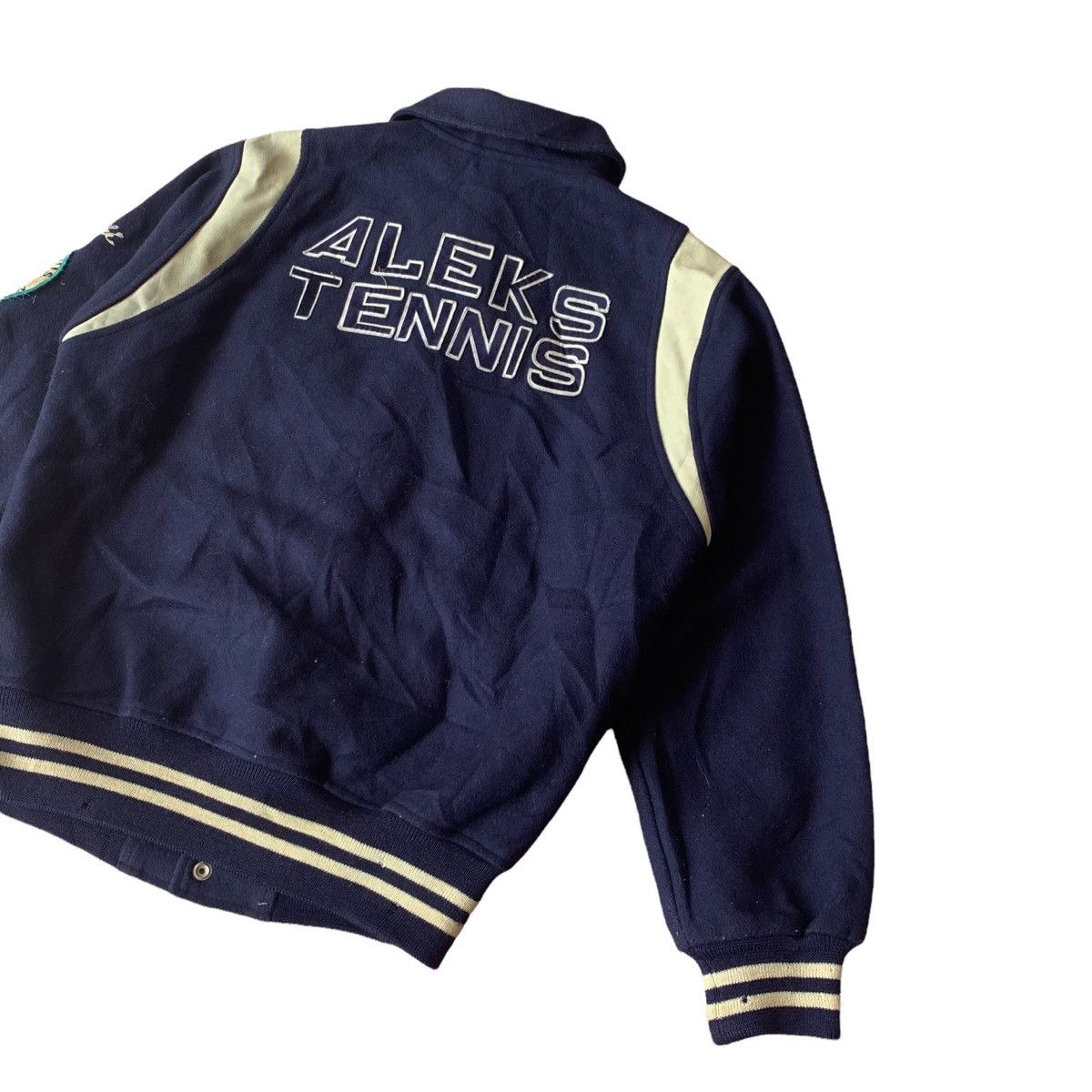 Vintage Vintage Aleks Tennis Wool Varsity Jacket Size US M / EU 48-50 / 2 - 8 Thumbnail