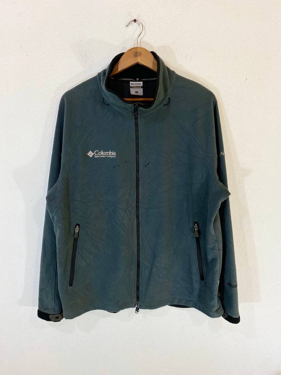 Columbia Vintage Columbia Titanium Fleece Jacket Windstopper Size US L / EU 52-54 / 3 - 1 Thumbnail