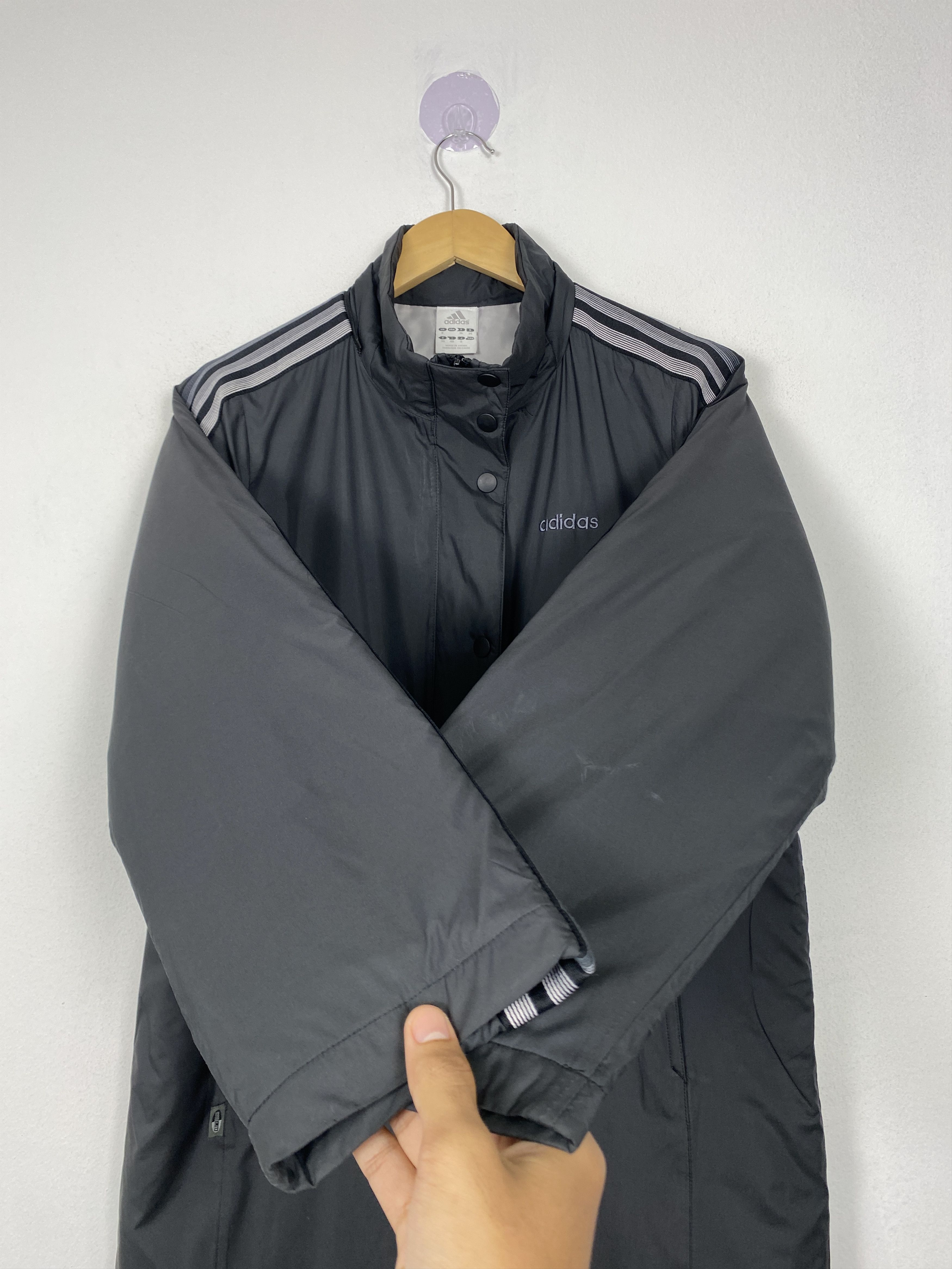 Adidas Vintage Adidas Zip Up Long Jacket J1420 Size US S / EU 44-46 / 1 - 7 Thumbnail