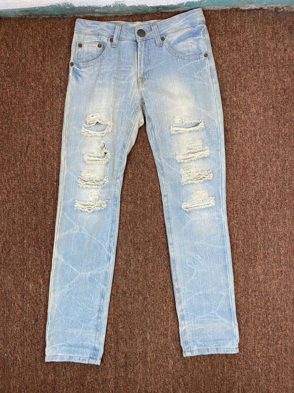 Japanese Brand vintage japanese brands distressed denim Size US 31 - 1 Thumbnail
