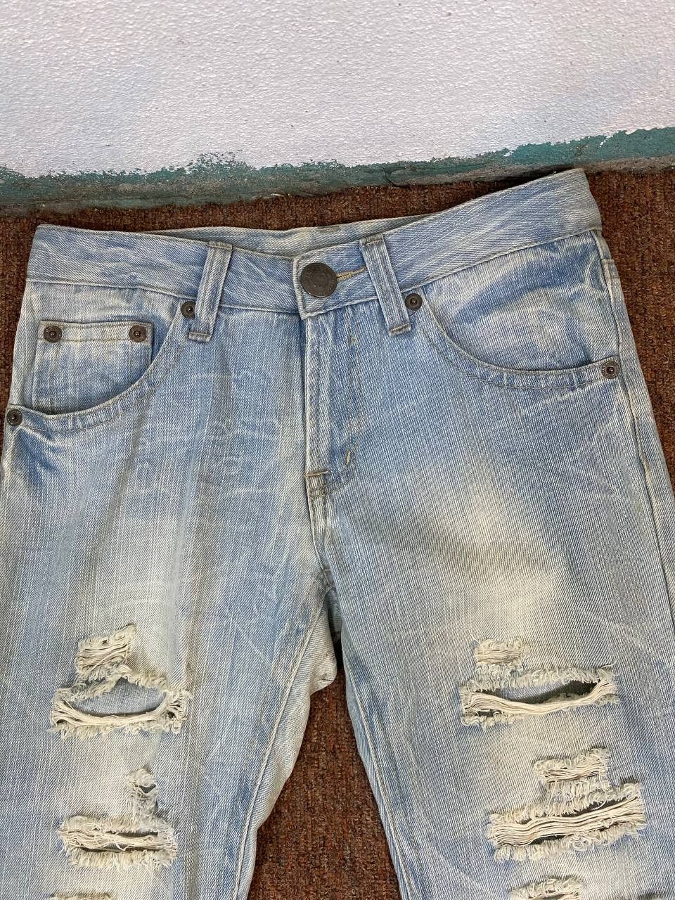 Japanese Brand vintage japanese brands distressed denim Size US 31 - 8 Thumbnail