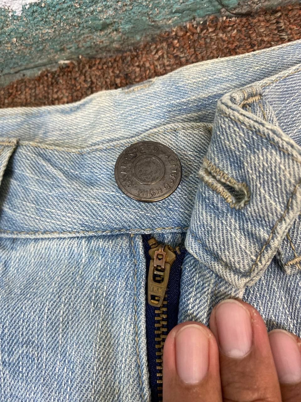 Japanese Brand vintage japanese brands distressed denim Size US 31 - 12 Thumbnail