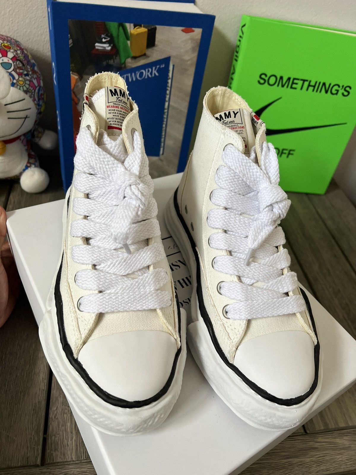 Maison MIHARA YASUHIRO Maison Mihara Yasuhiro OG Sole High Top White Size US 9 / EU 42 - 5 Thumbnail