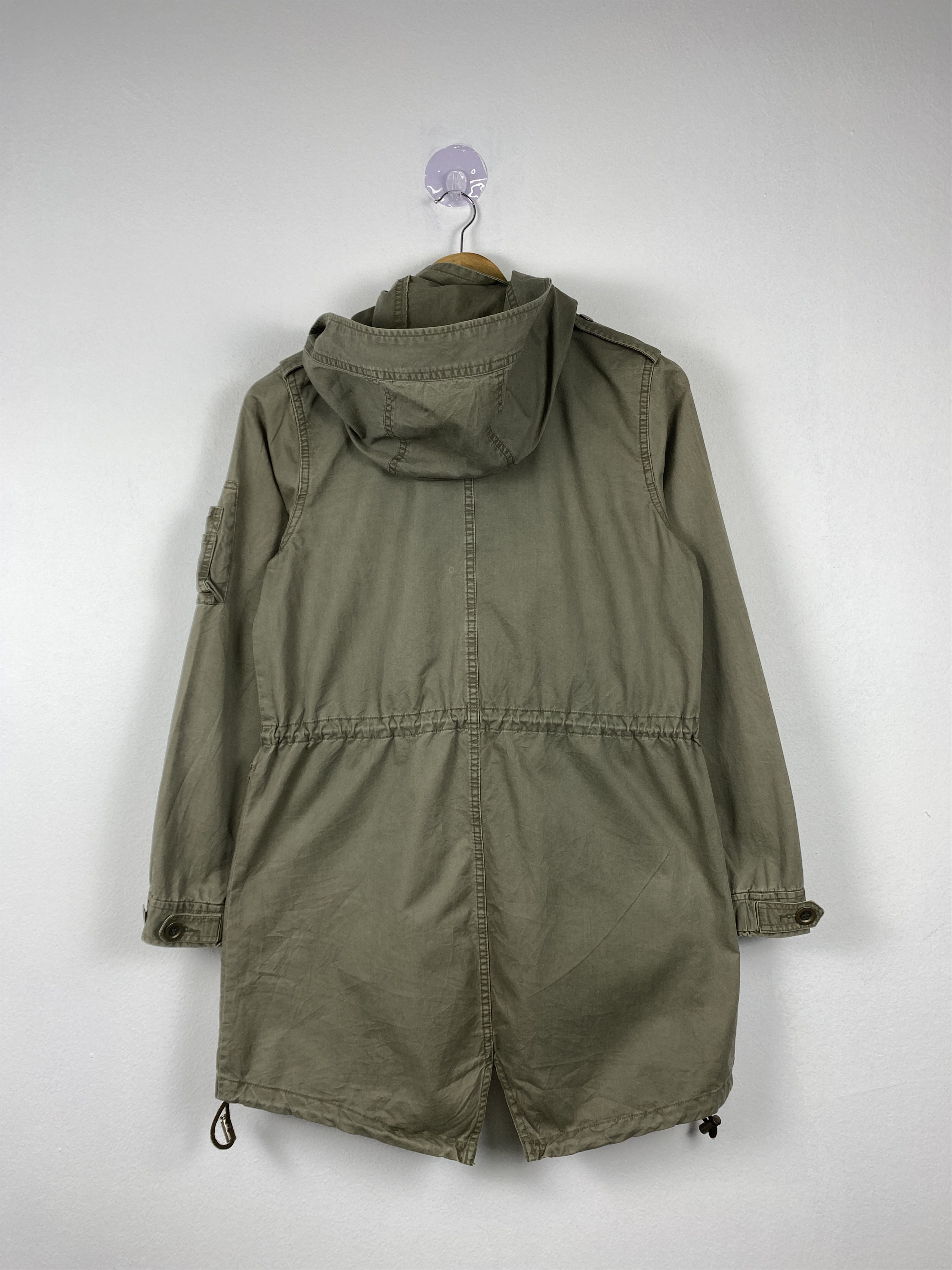 Japanese Brand Vintage Purple And Yellow Hoodie Zip Up Parkas Jacket J1292 Size US S / EU 44-46 / 1 - 9 Thumbnail