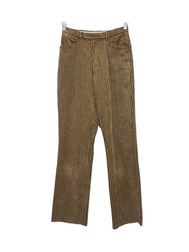 Designer × Japanese Brand La Purete Vertical Striped Line Corduroy Pants Size US 26 / EU 42 - 1 Thumbnail