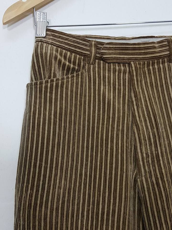 Designer × Japanese Brand La Purete Vertical Striped Line Corduroy Pants Size US 26 / EU 42 - 6 Thumbnail