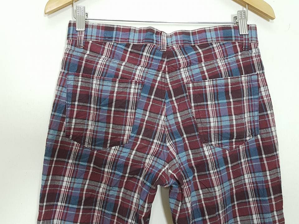 Designer × Japanese Brand Plaid Trousers Pants Size US 30 / EU 46 - 3 Thumbnail