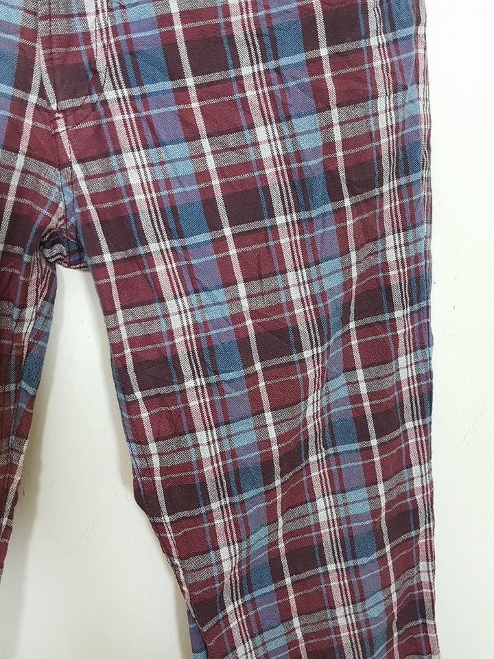 Designer × Japanese Brand Plaid Trousers Pants Size US 30 / EU 46 - 6 Thumbnail