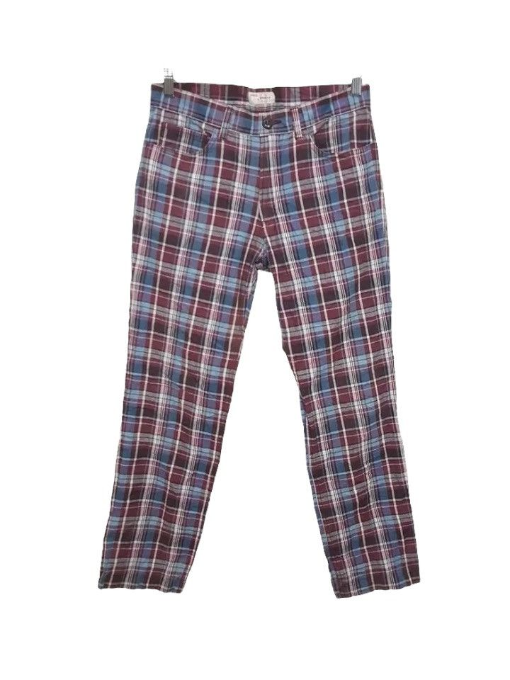 Designer × Japanese Brand Plaid Trousers Pants Size US 30 / EU 46 - 1 Thumbnail