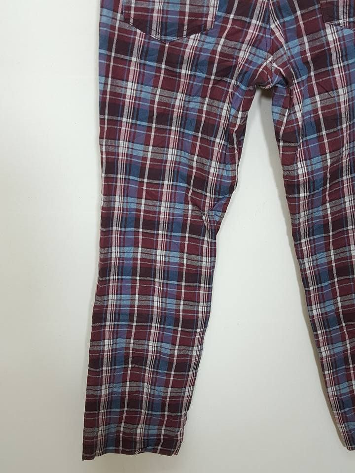 Designer × Japanese Brand Plaid Trousers Pants Size US 30 / EU 46 - 4 Thumbnail