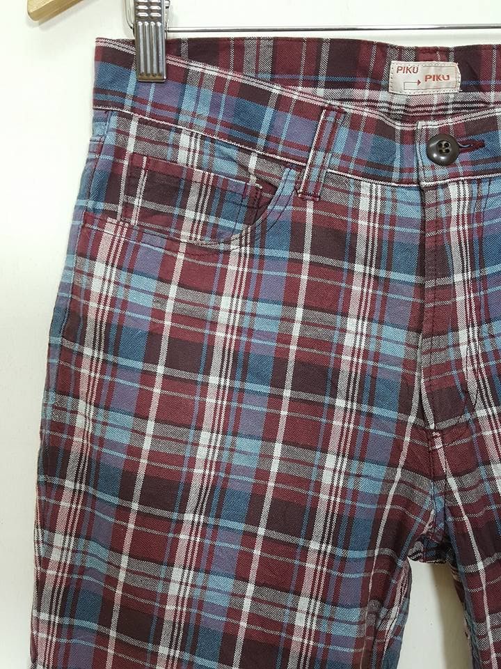 Designer × Japanese Brand Plaid Trousers Pants Size US 30 / EU 46 - 14 Thumbnail