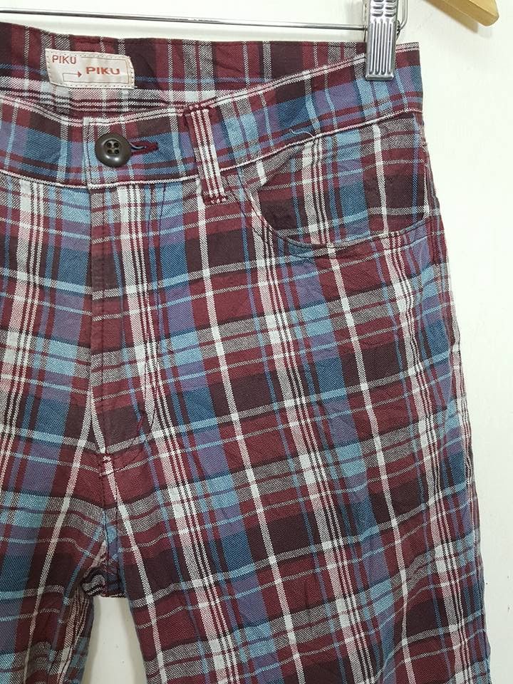 Designer × Japanese Brand Plaid Trousers Pants Size US 30 / EU 46 - 13 Thumbnail