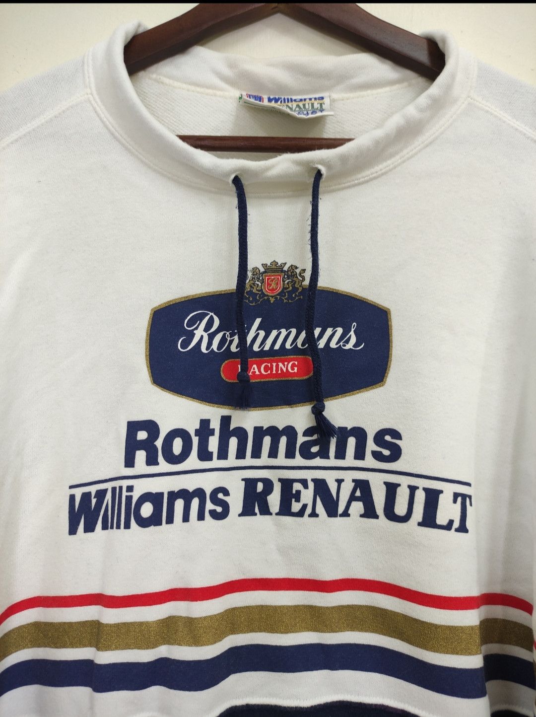 Sports Specialties × Vintage Vintage 90s Rothmans Racing By Williams Renault Sweatshirt Size US L / EU 52-54 / 3 - 7 Thumbnail