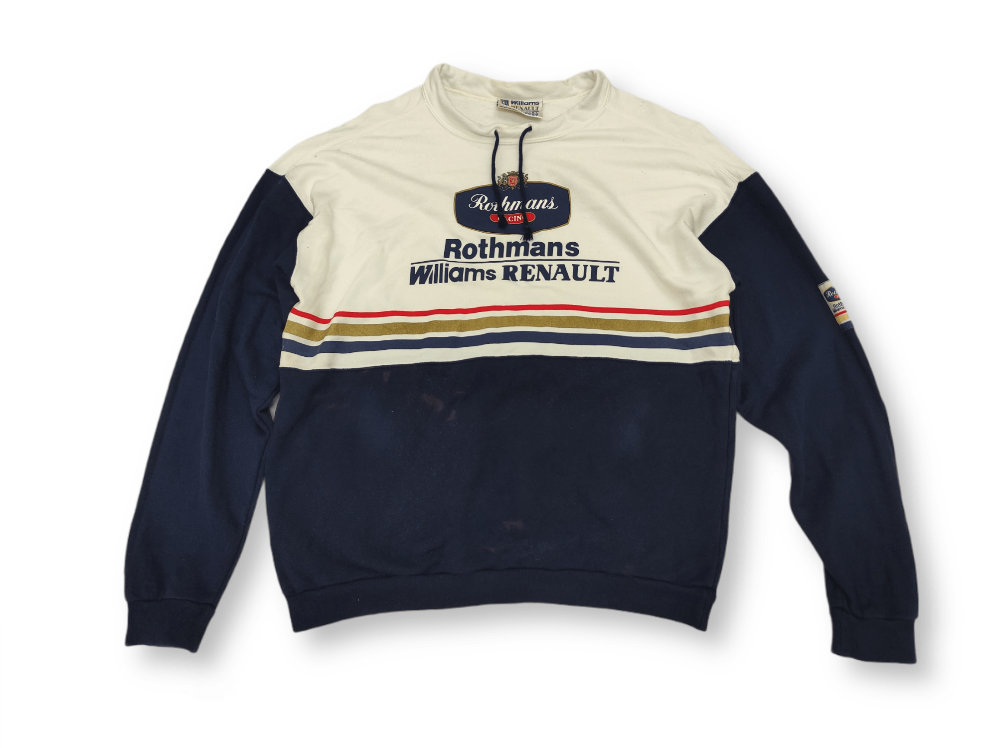 Sports Specialties × Vintage Vintage 90s Rothmans Racing By Williams Renault Sweatshirt Size US L / EU 52-54 / 3 - 5 Thumbnail