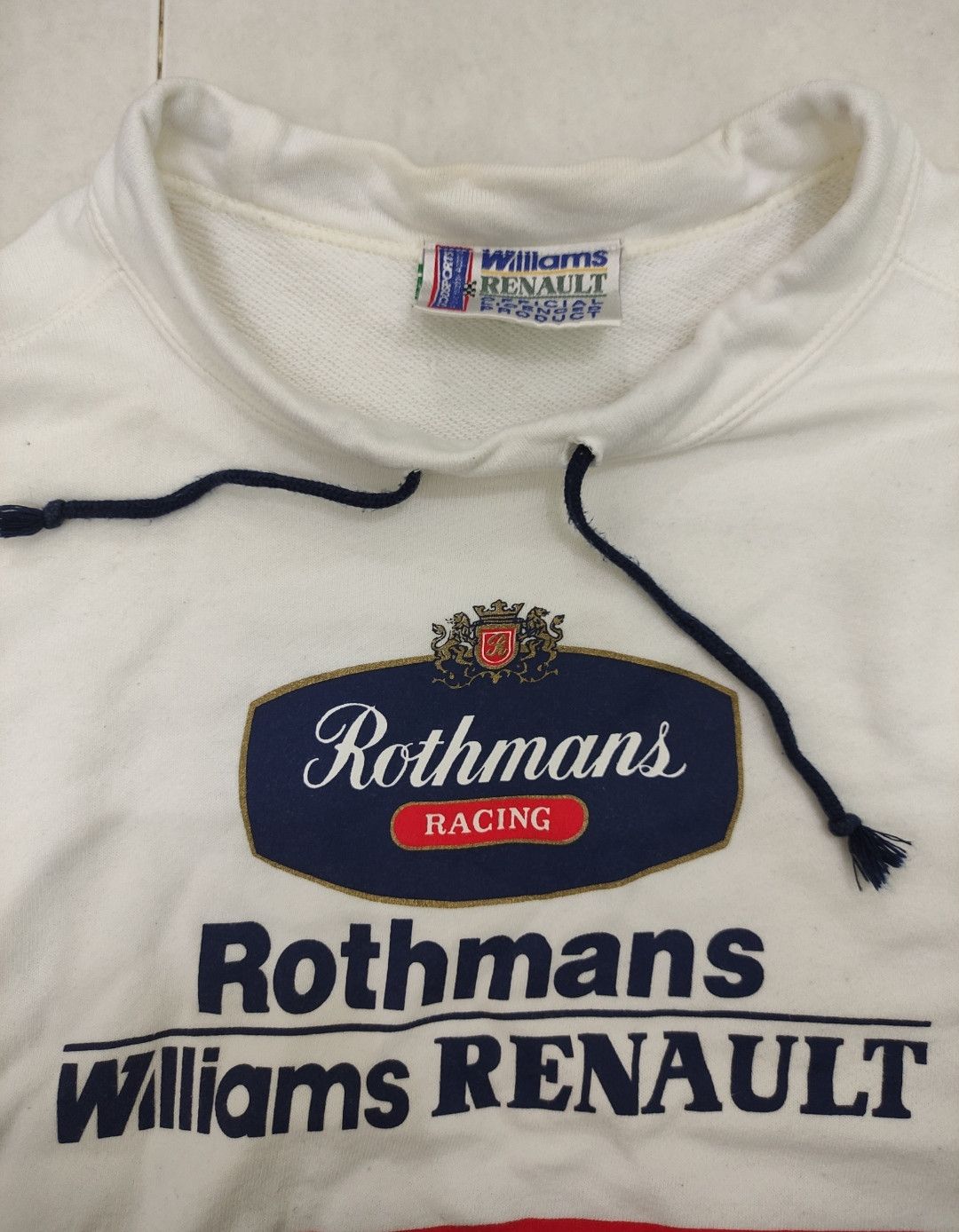 Sports Specialties × Vintage Vintage 90s Rothmans Racing By Williams Renault Sweatshirt Size US L / EU 52-54 / 3 - 8 Thumbnail