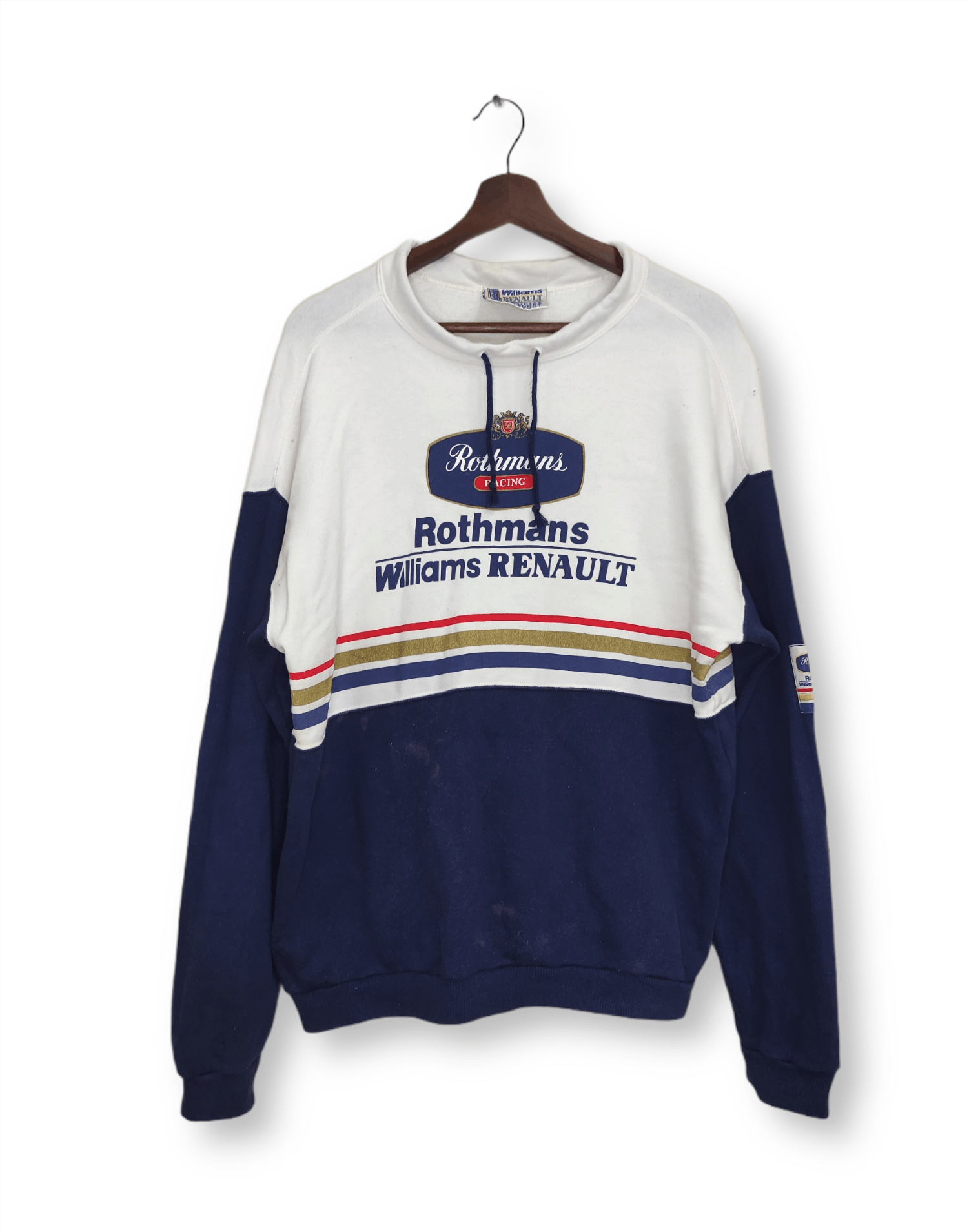 Sports Specialties × Vintage Vintage 90s Rothmans Racing By Williams Renault Sweatshirt Size US L / EU 52-54 / 3 - 1 Thumbnail