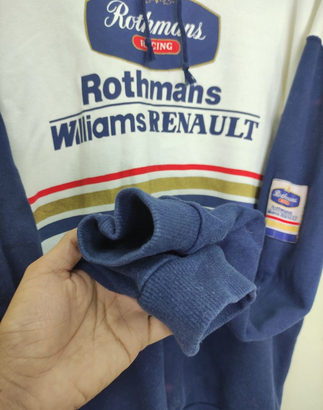 Sports Specialties × Vintage Vintage 90s Rothmans Racing By Williams Renault Sweatshirt Size US L / EU 52-54 / 3 - 11 Thumbnail