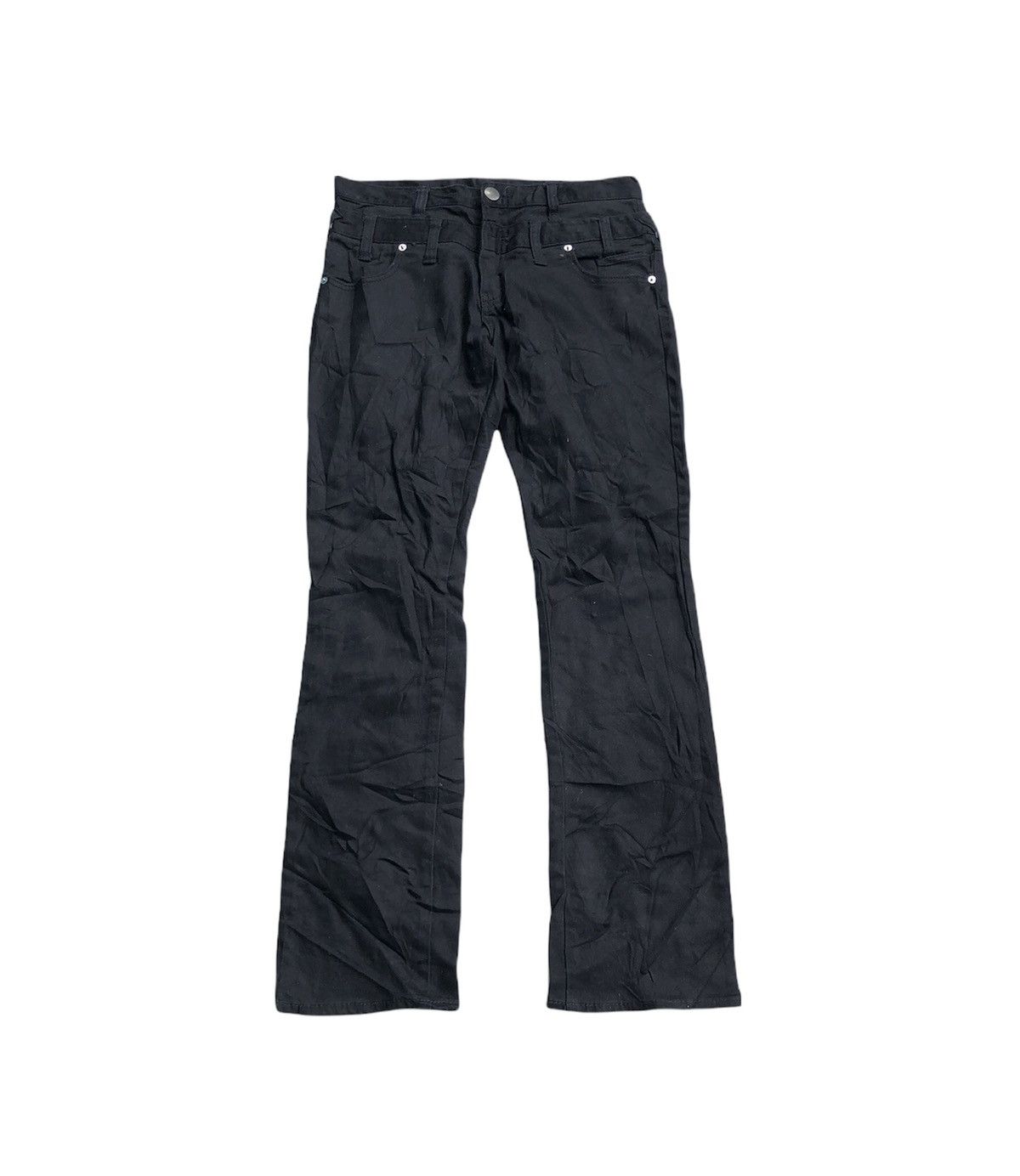 Japanese Brand Japanese Brand Skull Biker Pants Double Waist travis scott Size US 32 / EU 48 - 2 Thumbnail