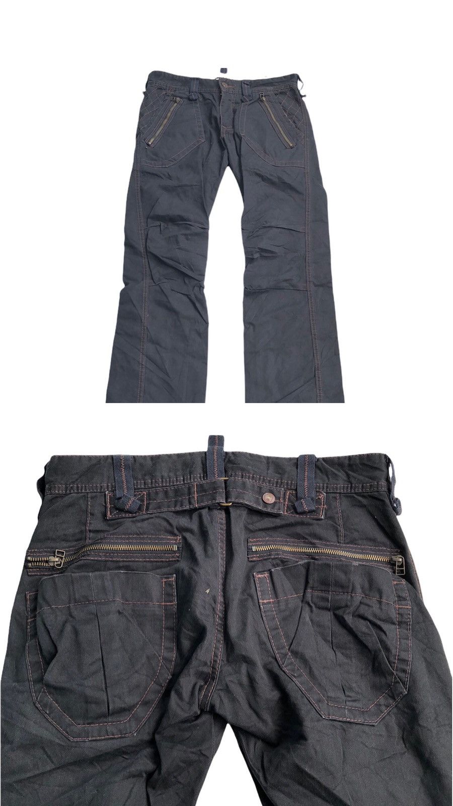 Edwin × Japanese Brand Bikers Pants Bondage Edwin Khaki 505 Travis Scott Style Size US 32 / EU 48 - 1 Thumbnail